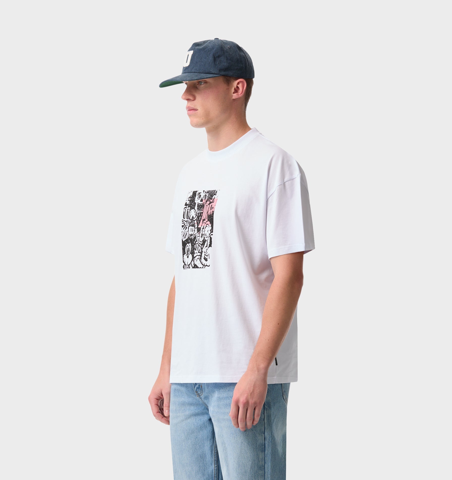Happy Dreams Box Tee 2.0 - White