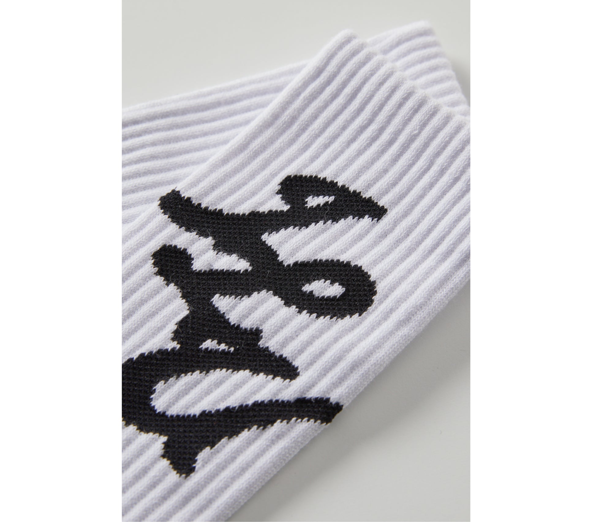 Initial Sock - White