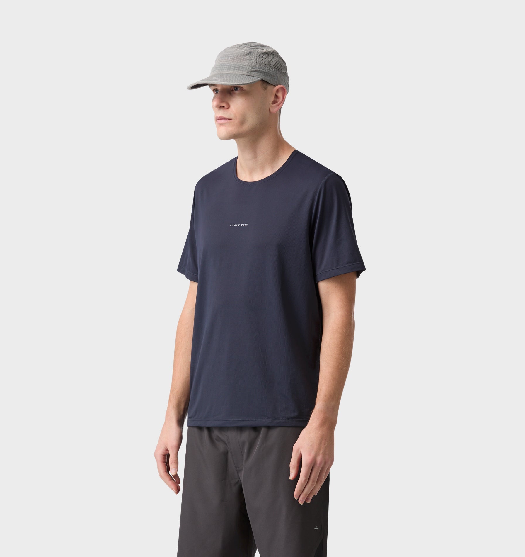 Active Elite Tee - Navy / Grey