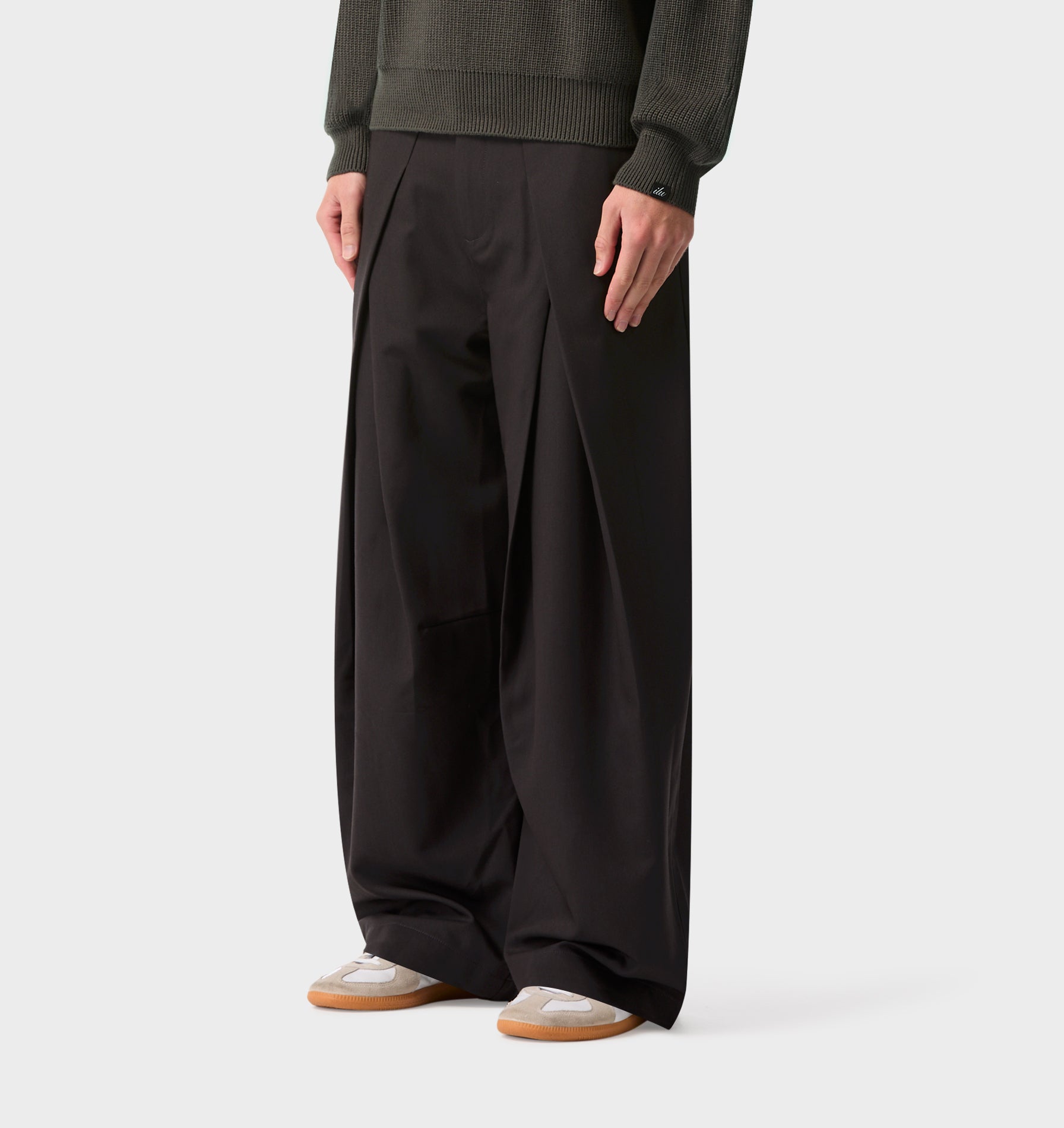 Vermont Pleat Pant - Asphalt