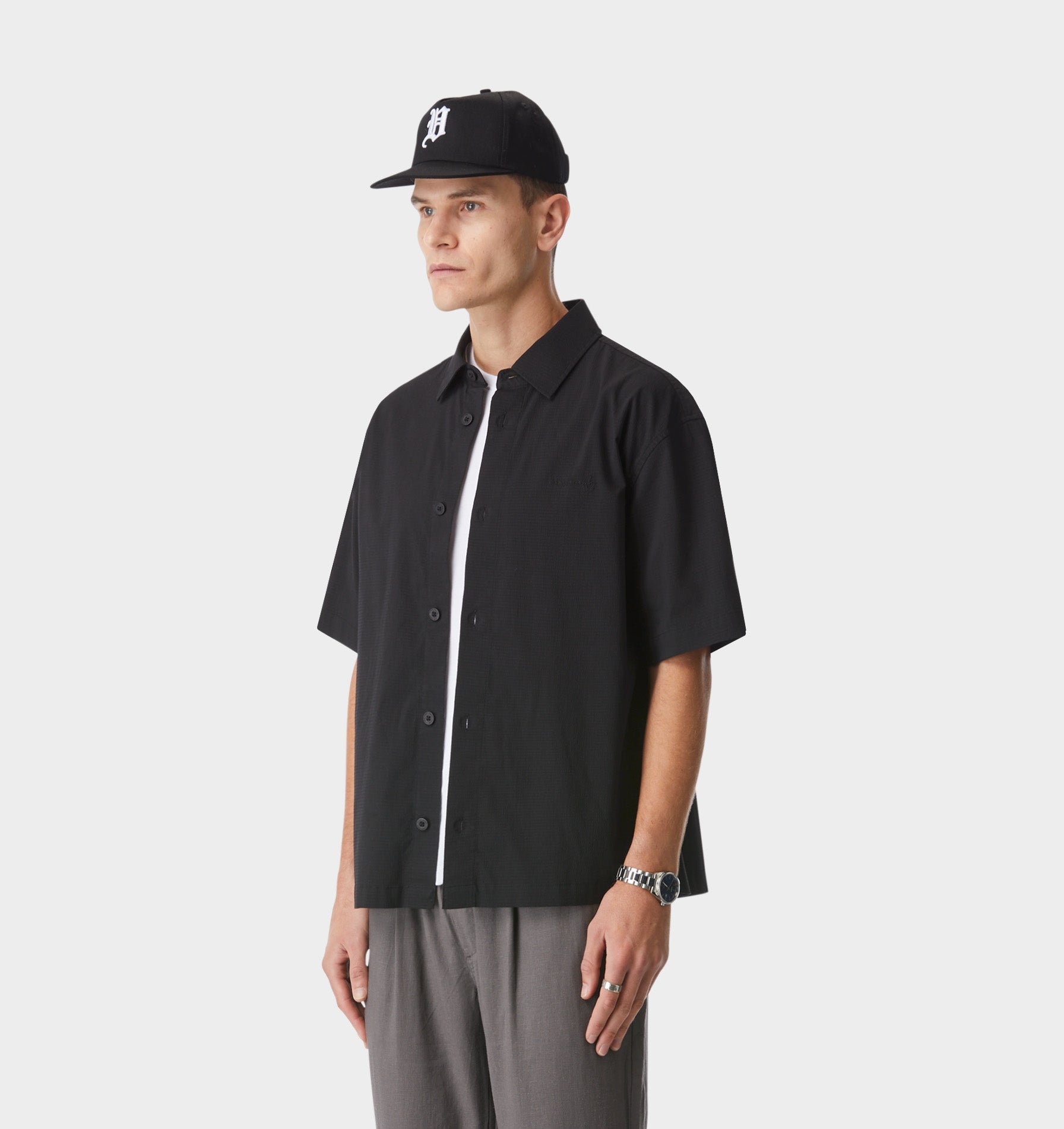 Dawson Boxy SS Shirt - Black