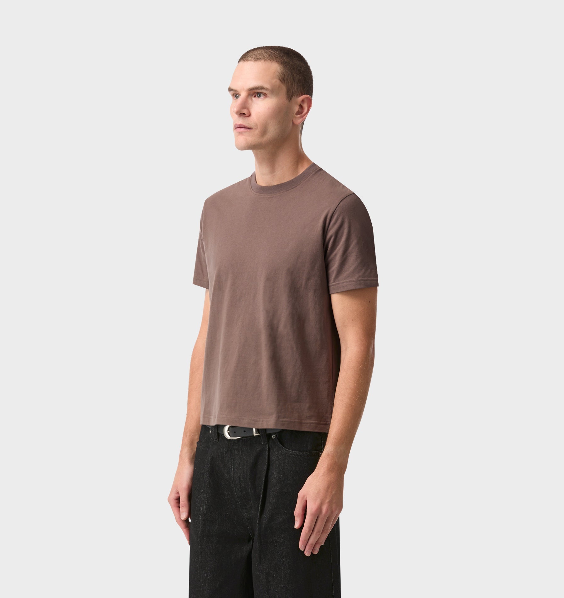 Muscle Tee - Dusky Brown