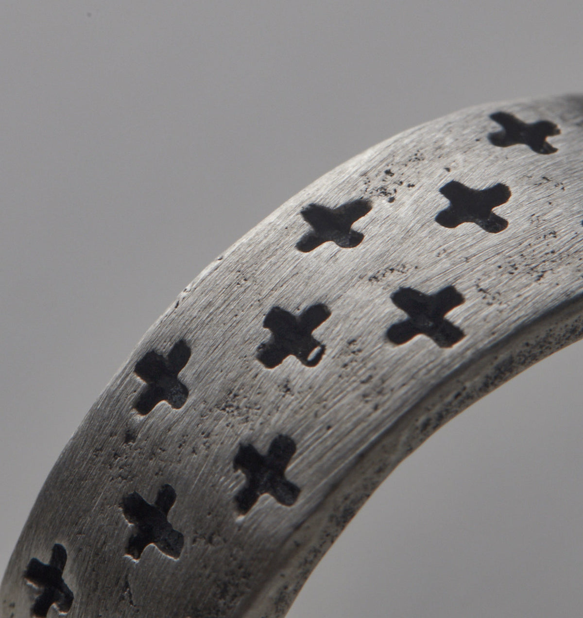 Plus Band Ring - Silver