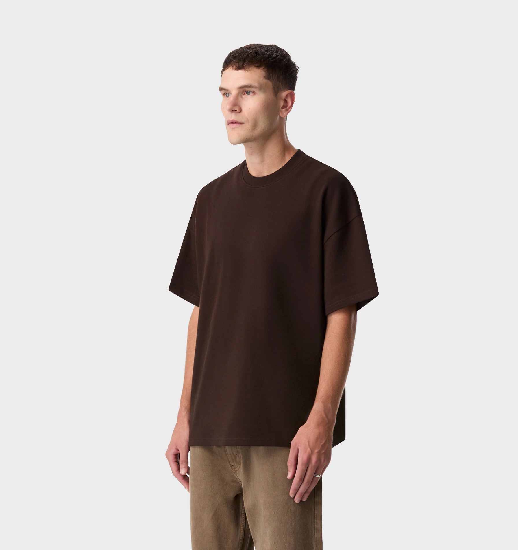 Heavy Box Tee 2.0 - Coffee Bean