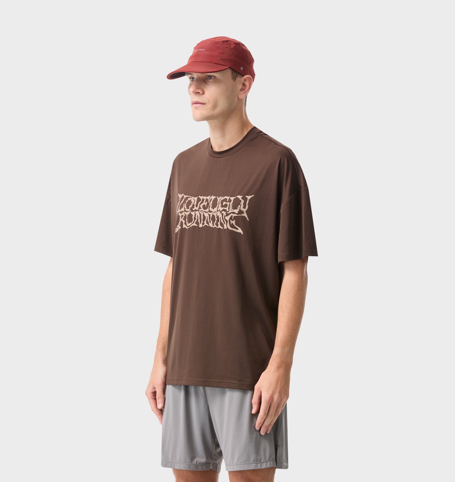 Liquified Active Box Tee - Espresso