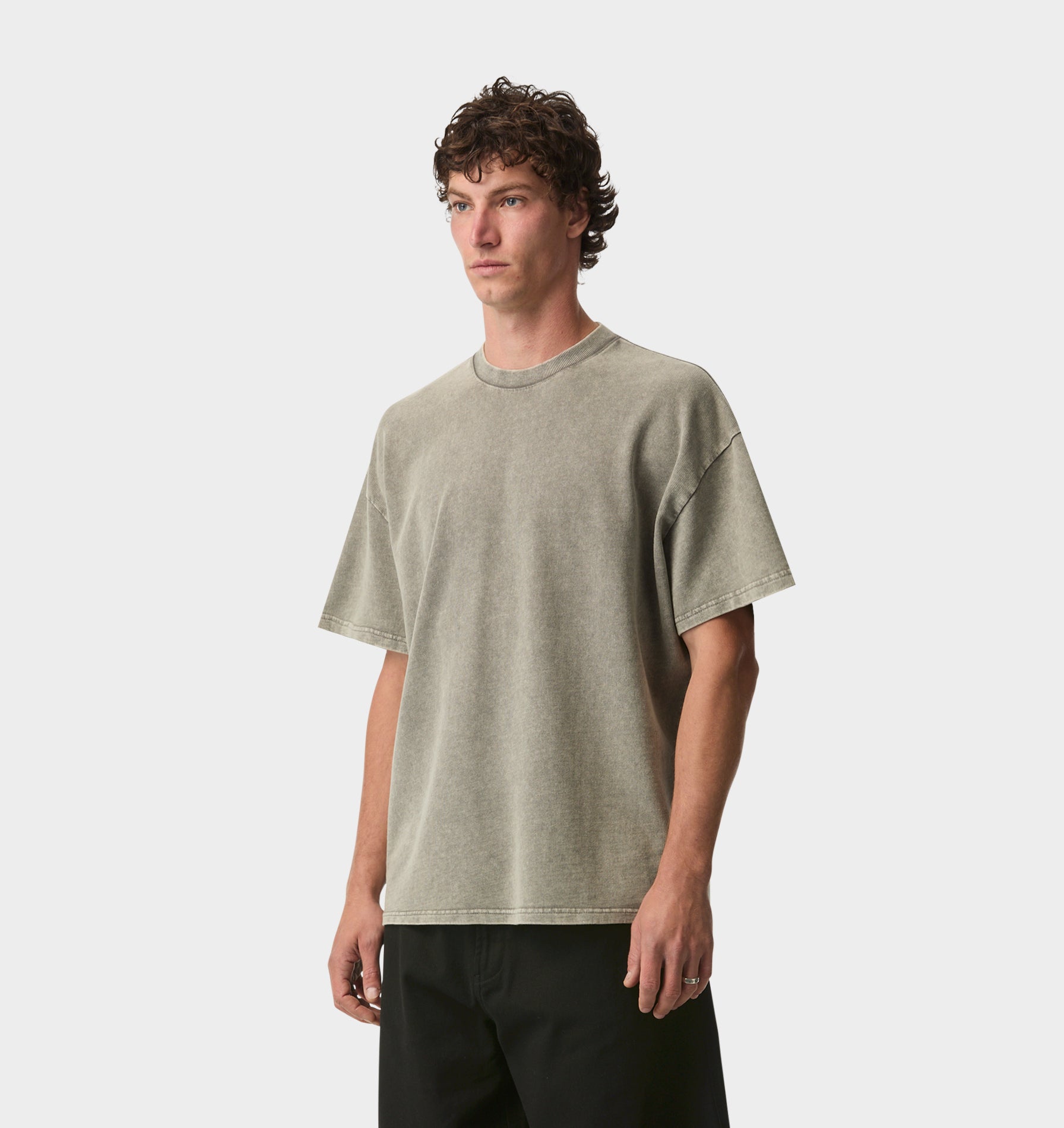 Heavy Box Tee 2.0 - Washed Fungus