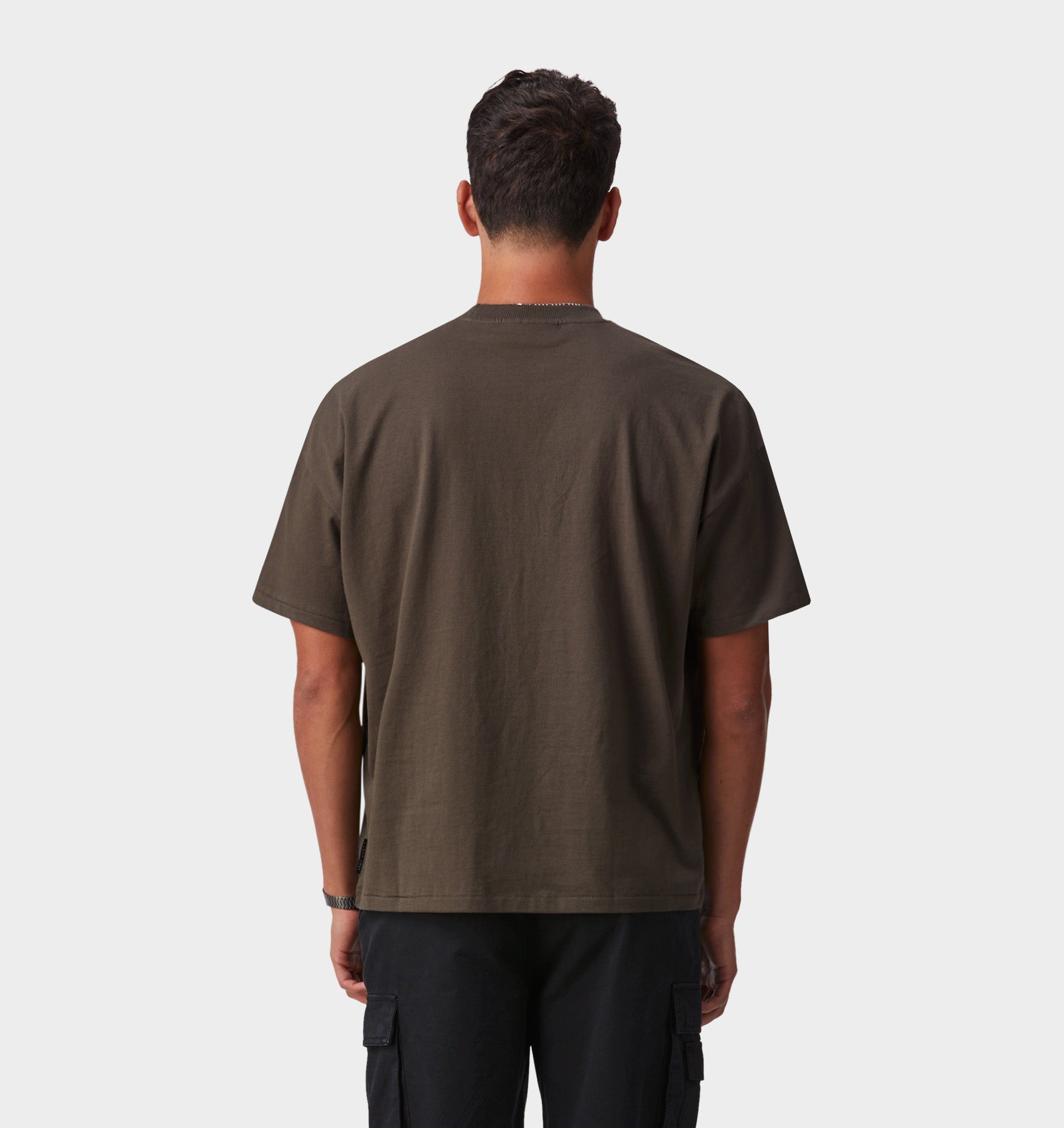Lewi Crop Tee - Burnt Olive
