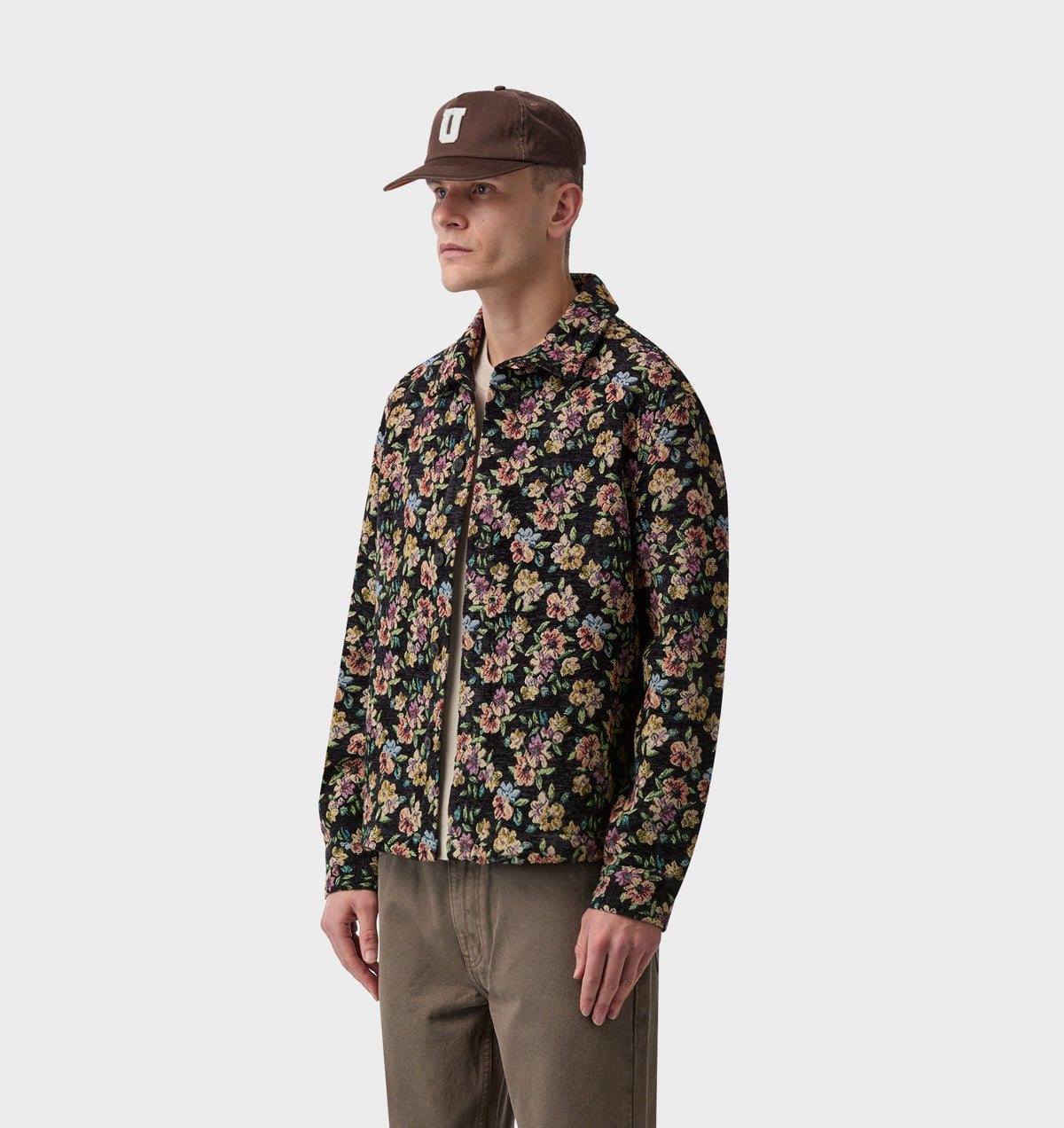 Floral Overshirt - Dark Floral