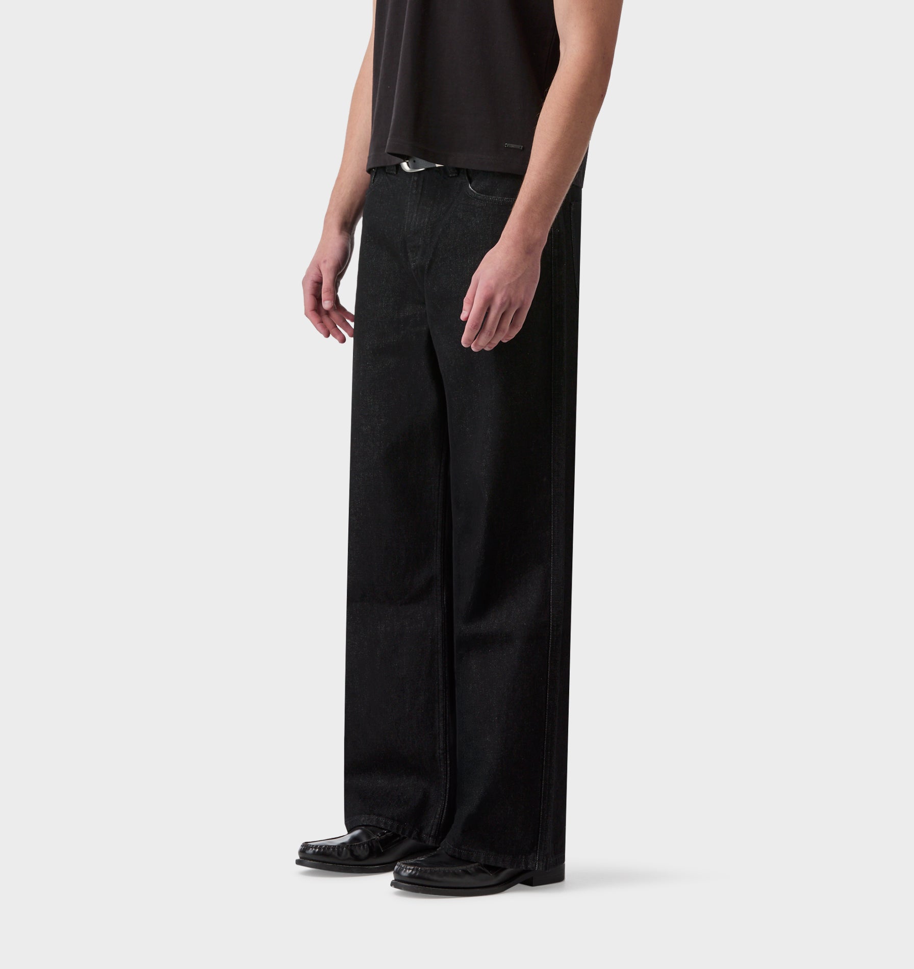 Dallas Loose Denim - Raw Black
