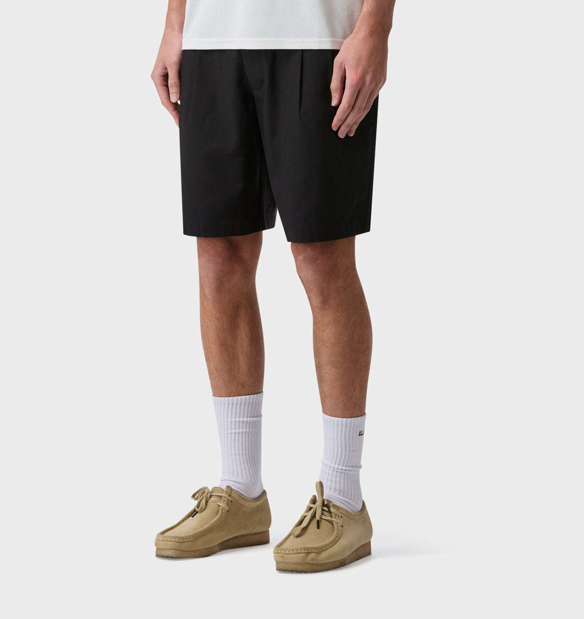 Quincy Pleated Short - Black