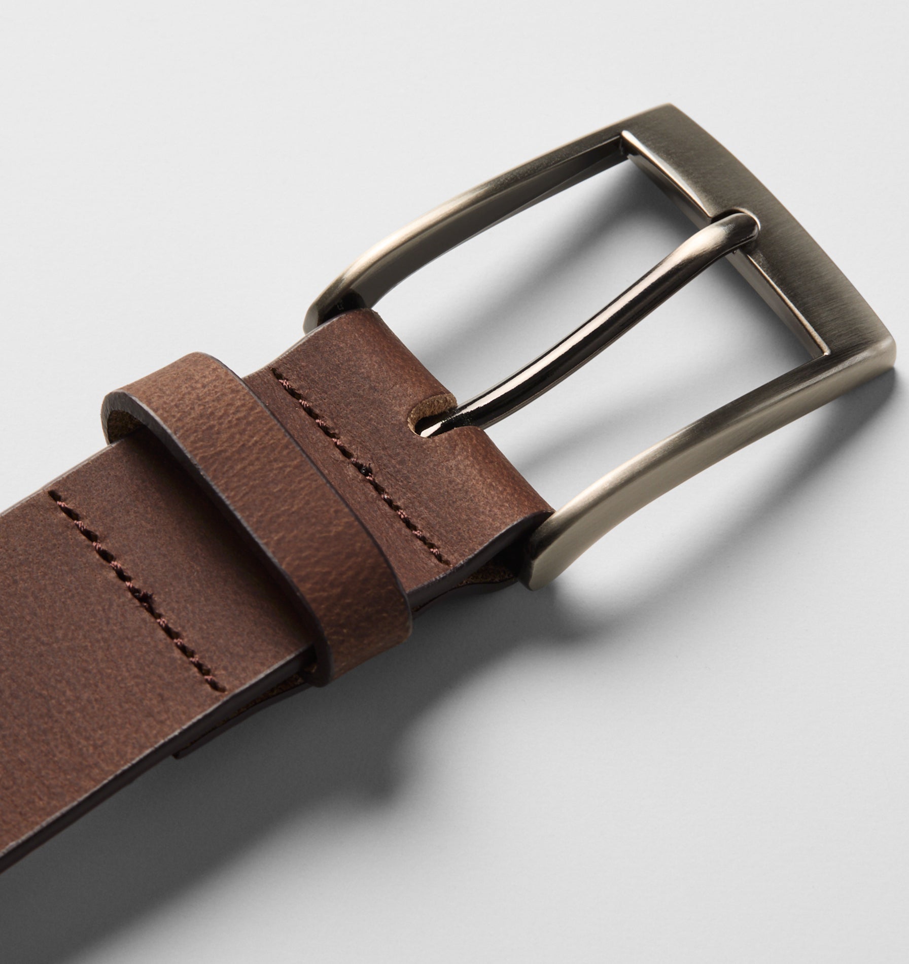 Wallace Leather Belt 2.0 - Dark Brown