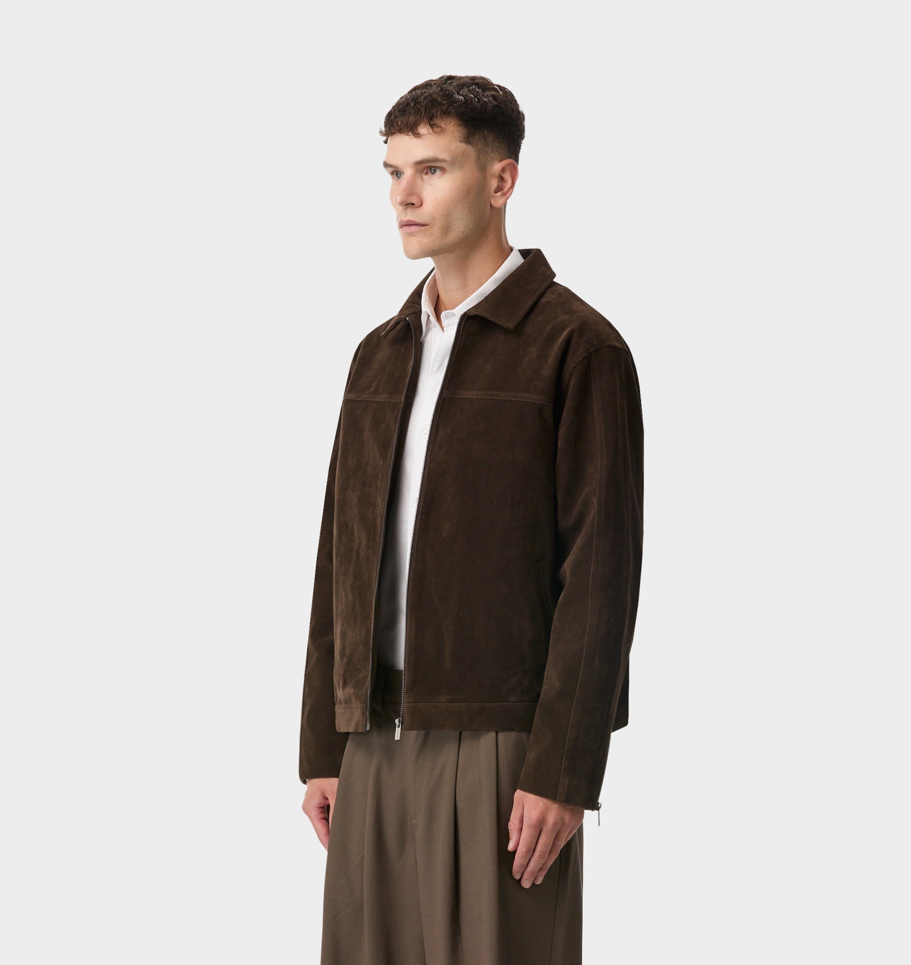 Mason Suede Jacket - Espresso