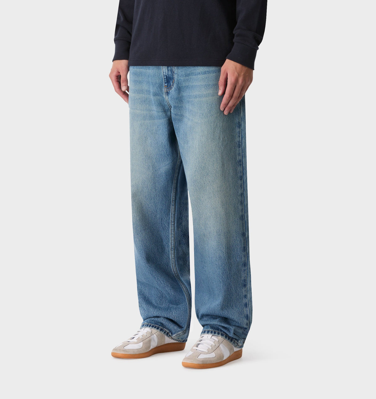 Edgar Wide Denim - Vintage Blue