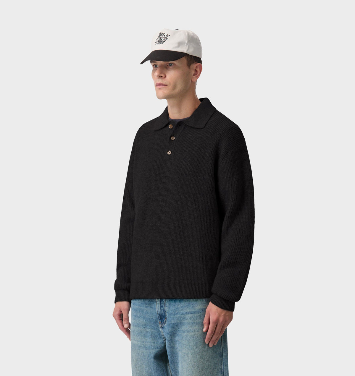Knit Aldern Pullover - Black