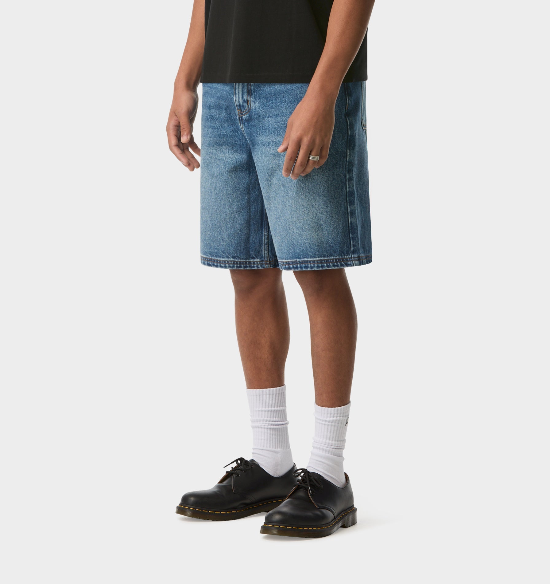 Clean Carpenter Short - Washed Indigo