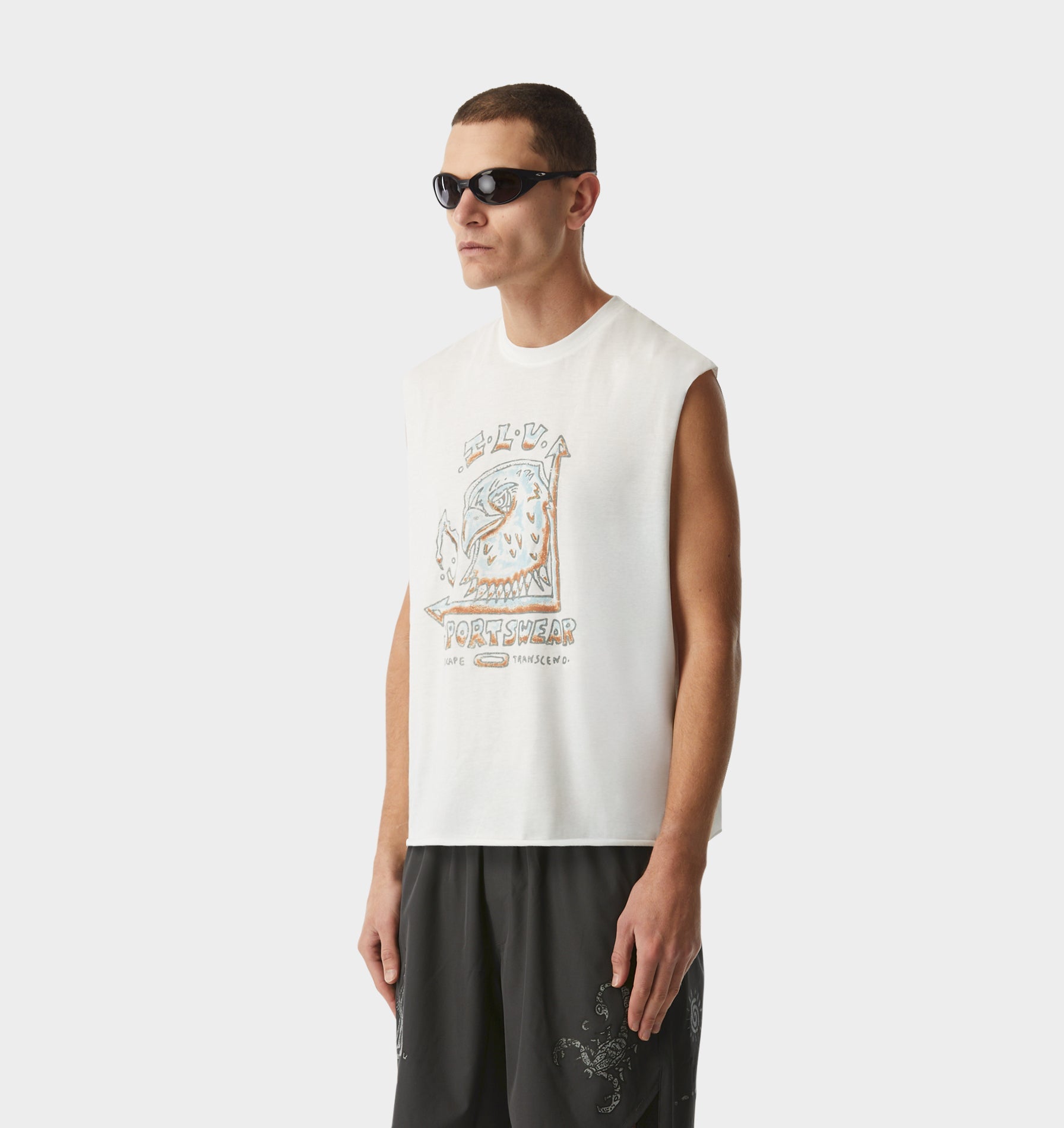 Rebelyuth Active Lewi Tank - Vintage White