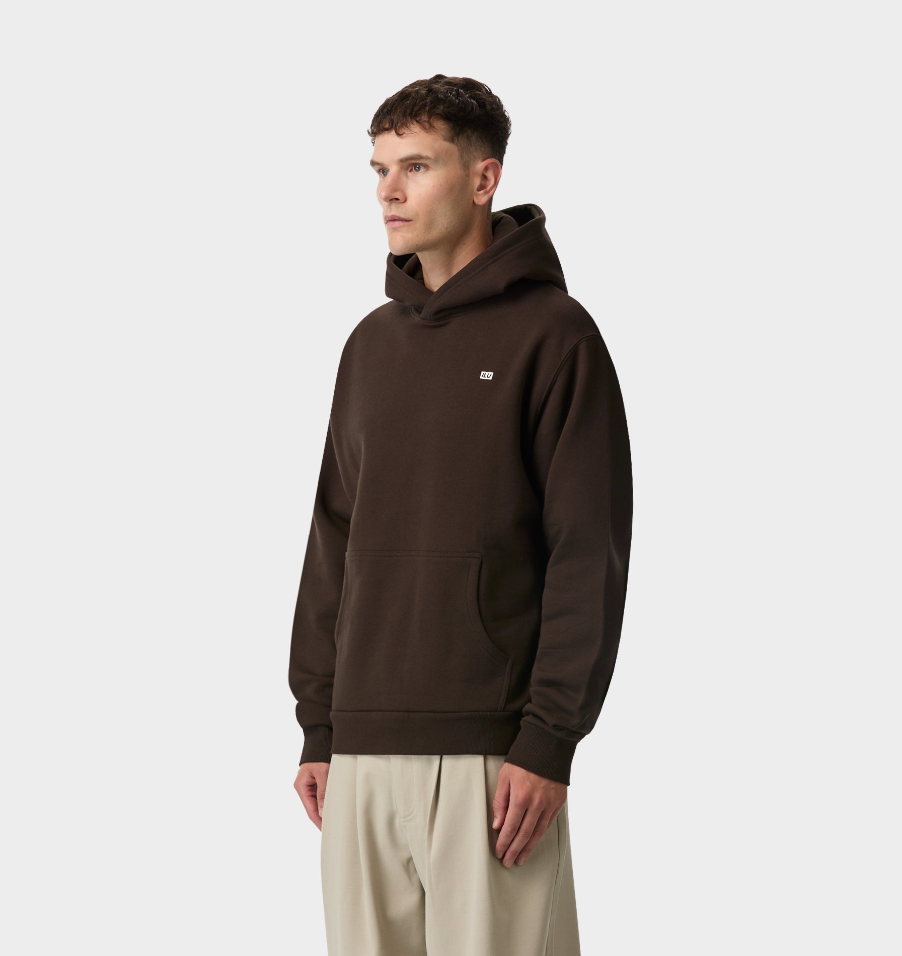 Uniform Logo Hood - Coffee Bean