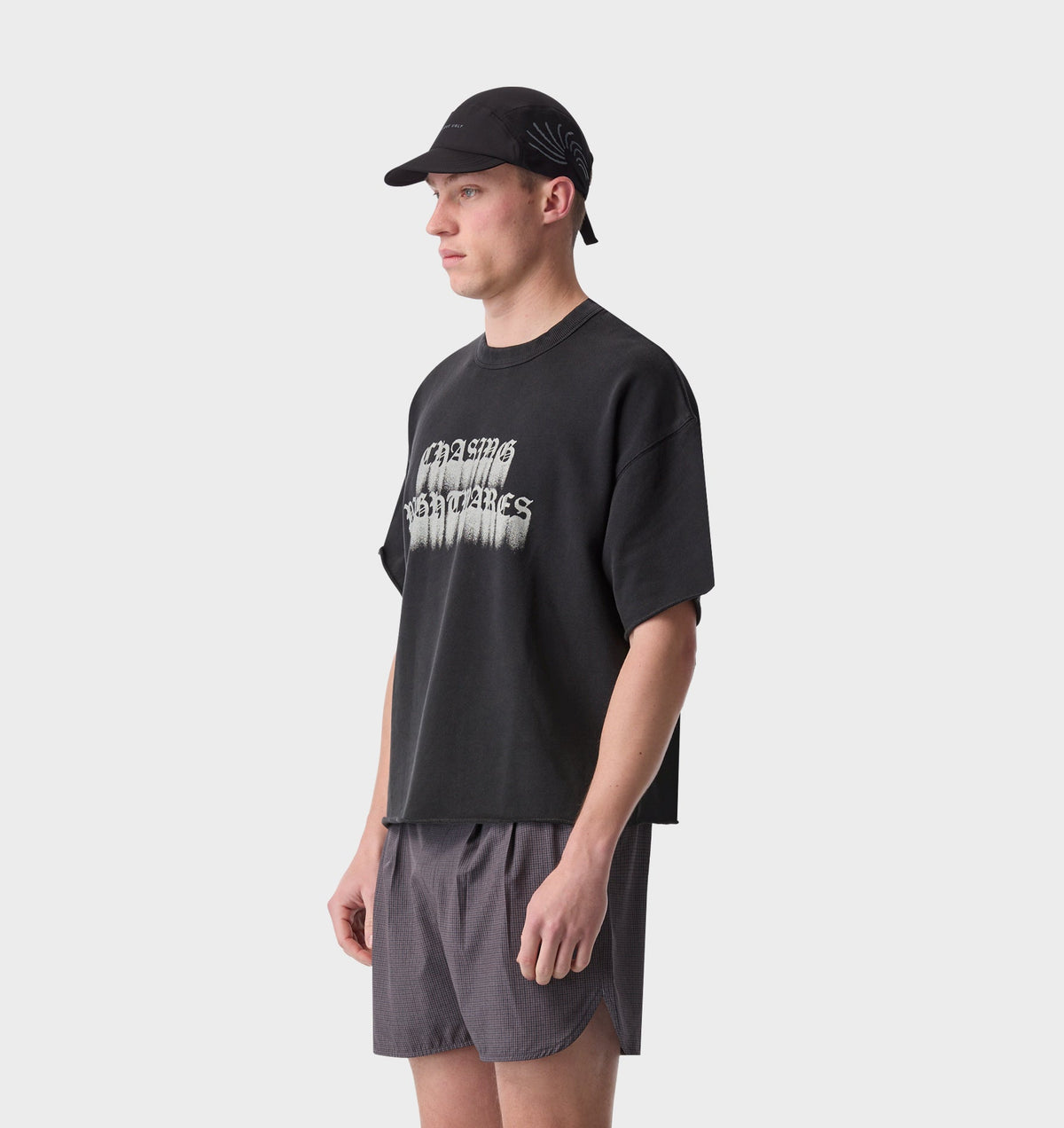 Nightmare Fleece Tee - Faded Black
