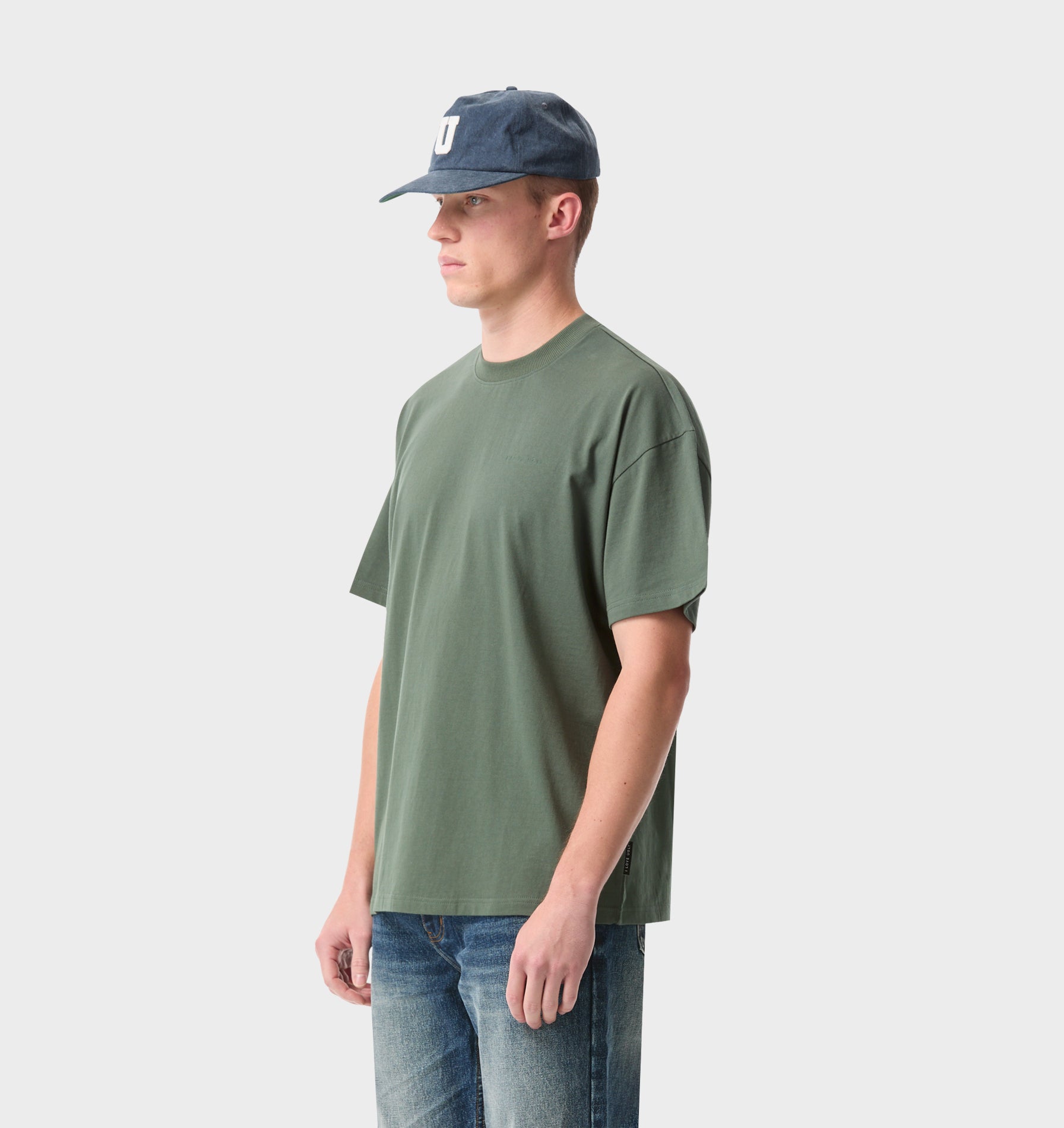 Box Tee 2.0 - Smokey Green