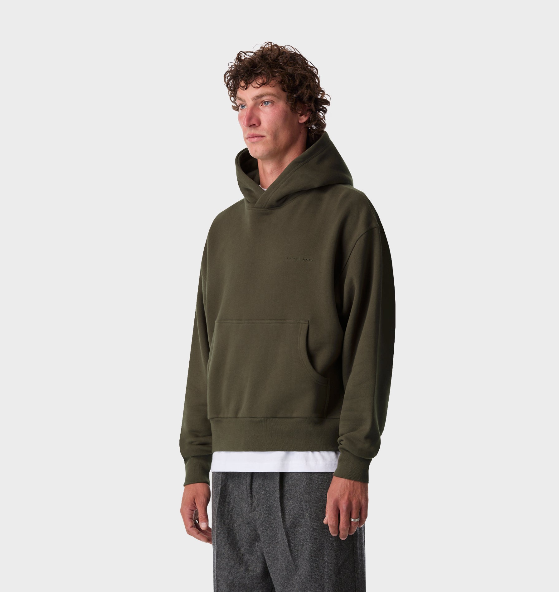Crop Box Hood - Burnt Olive