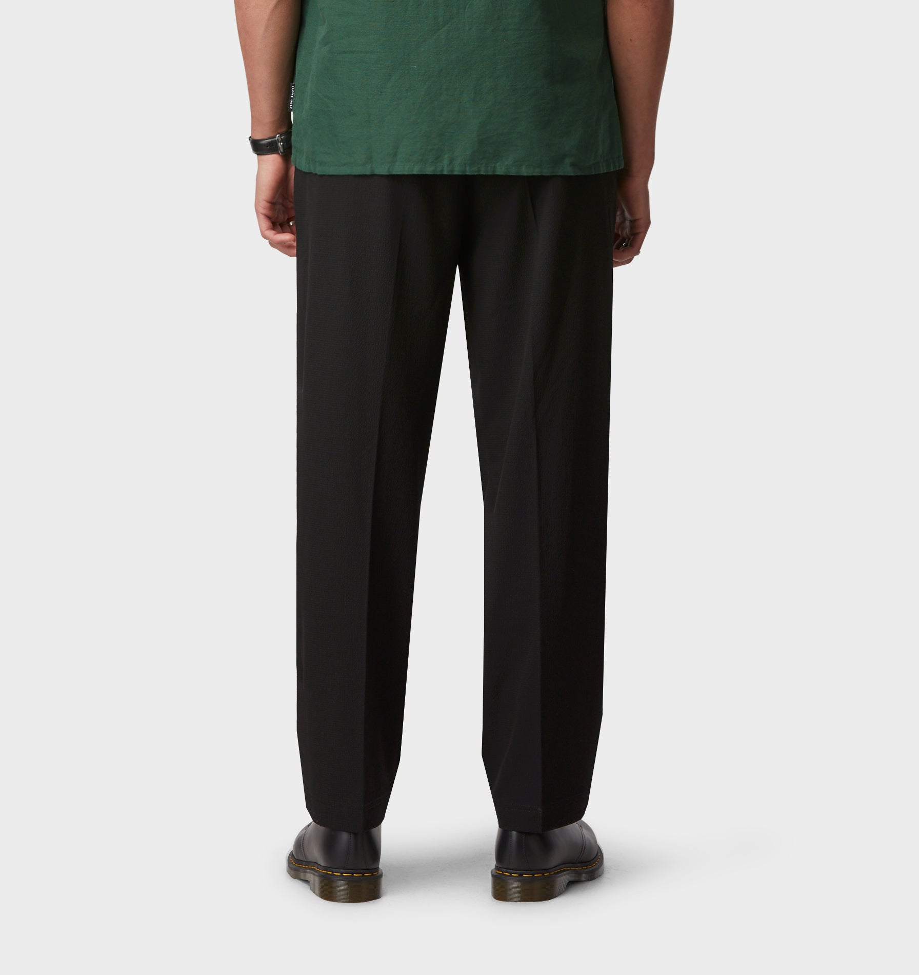 Seersucker Winston Pant - Black