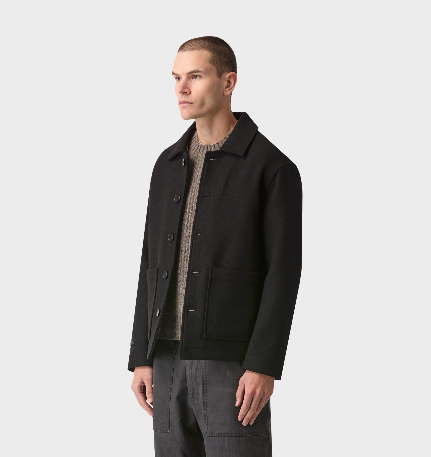 Osborne Wool Jacket - Black