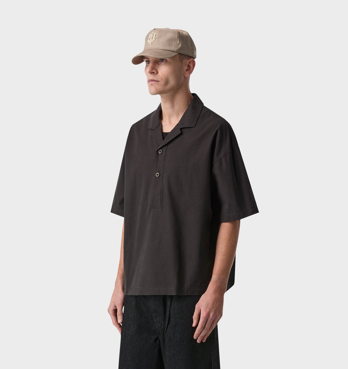 Pullover Campus Shirt - Black