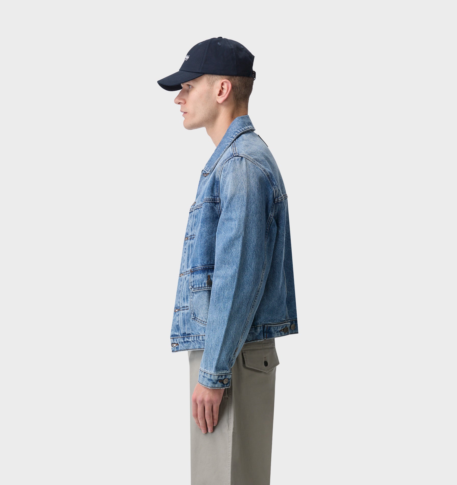 Field Denim Jacket - Washed Vintage Blue