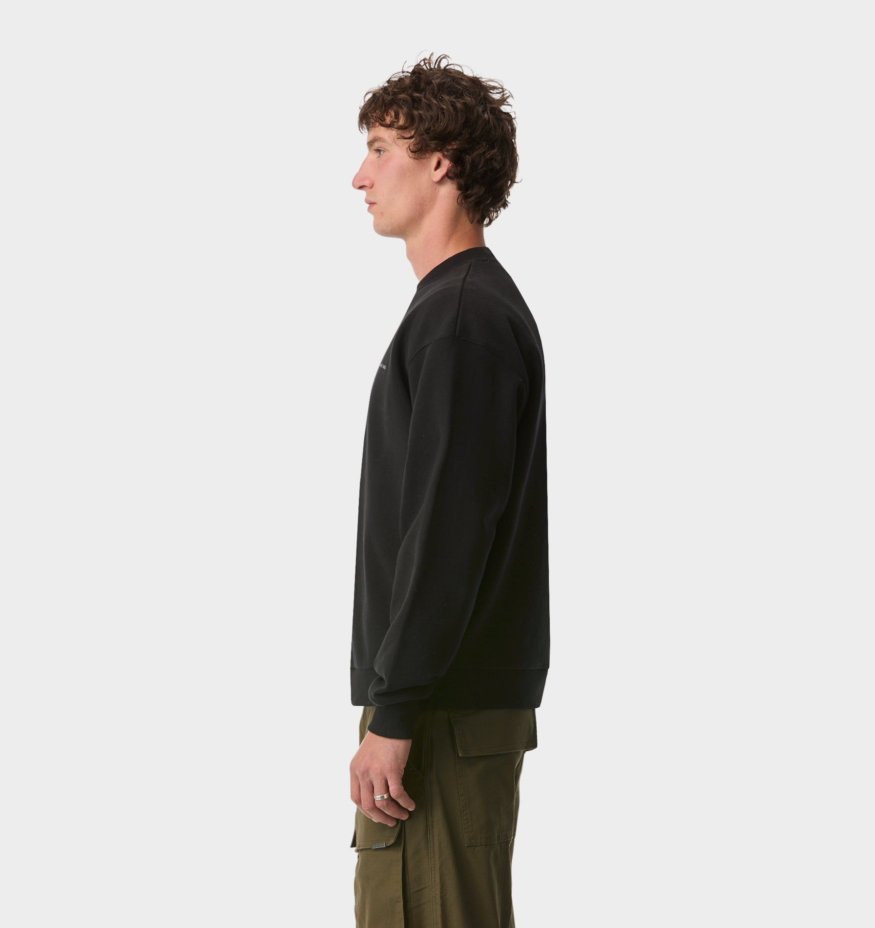 Oversized Crew - Black