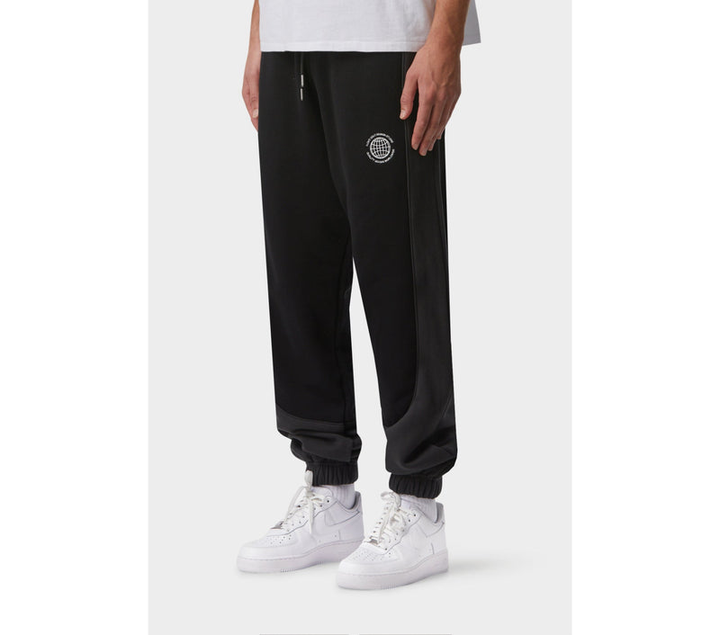 Piped Bobby Trackie - Black/Charcoal