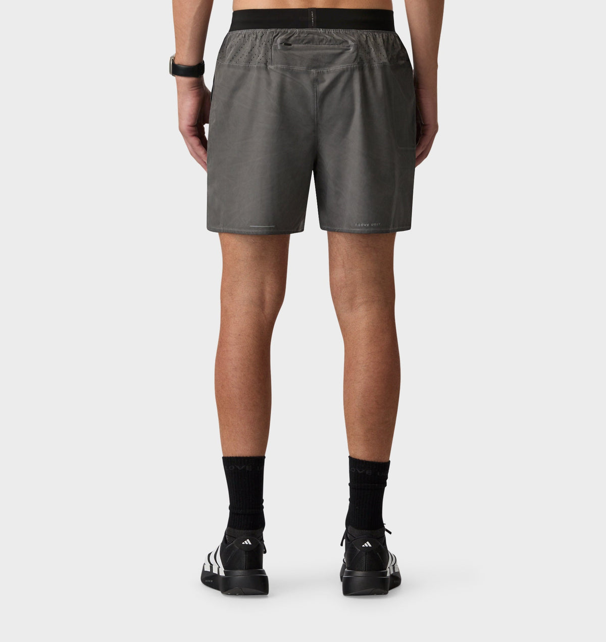 Active 5 Inch Short - Washed Black