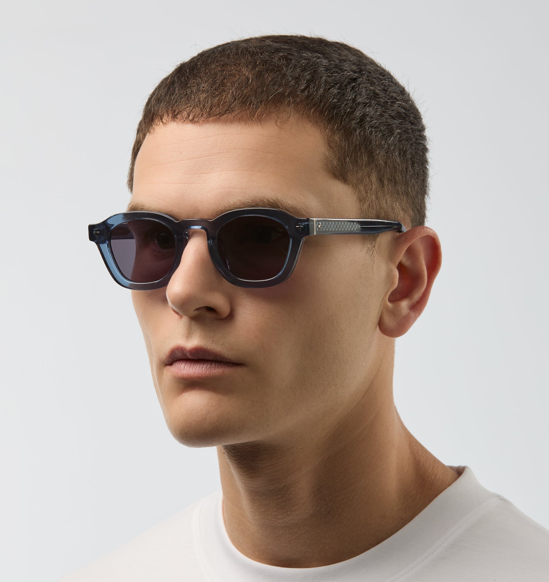 Porto Sunglasses - Blue Transparent