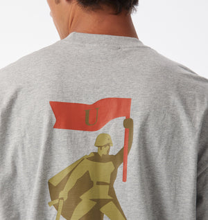 O'Soldier Box Tee - Vintage Grey