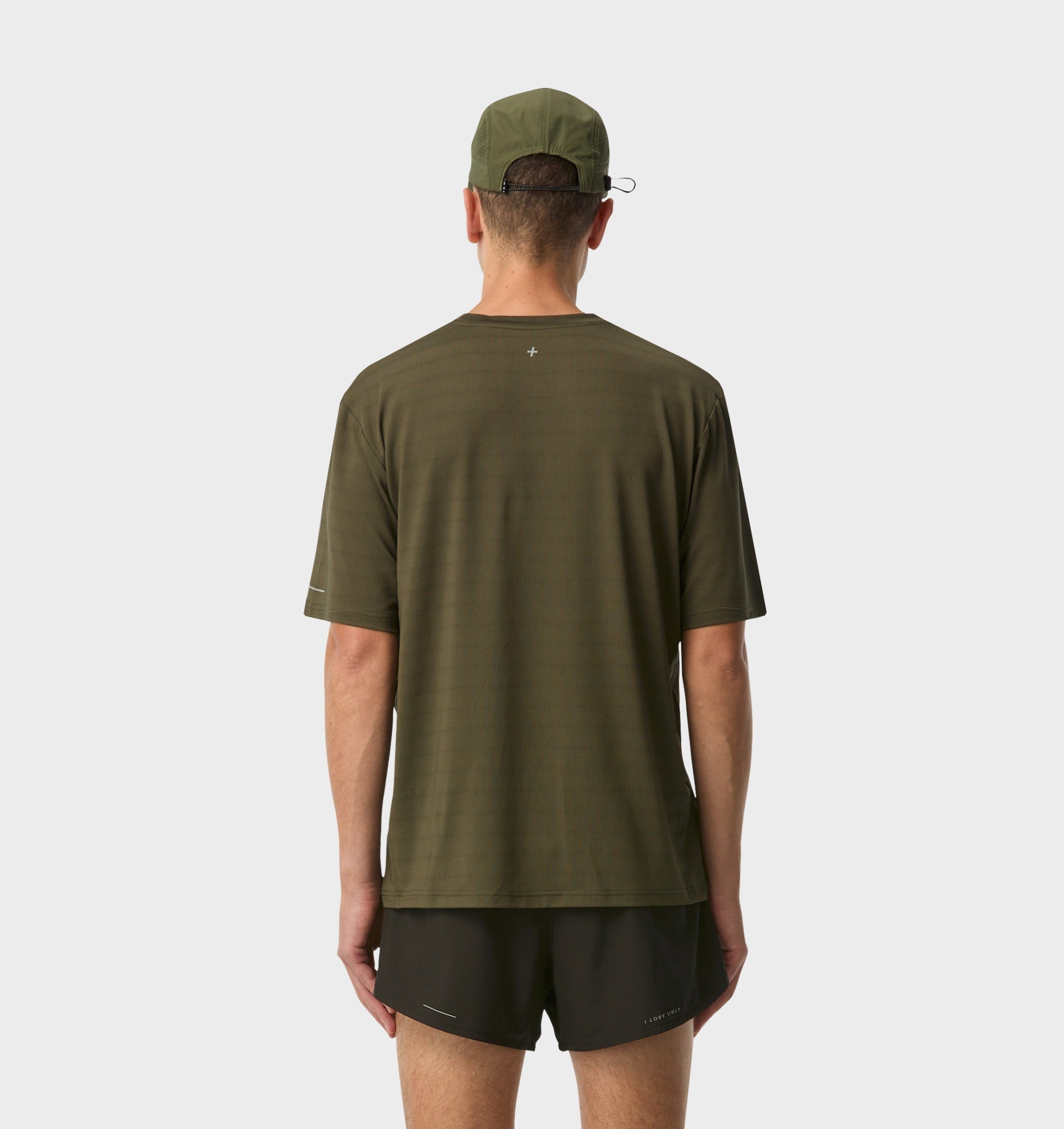 Active Classic Tee - Khaki Stripe