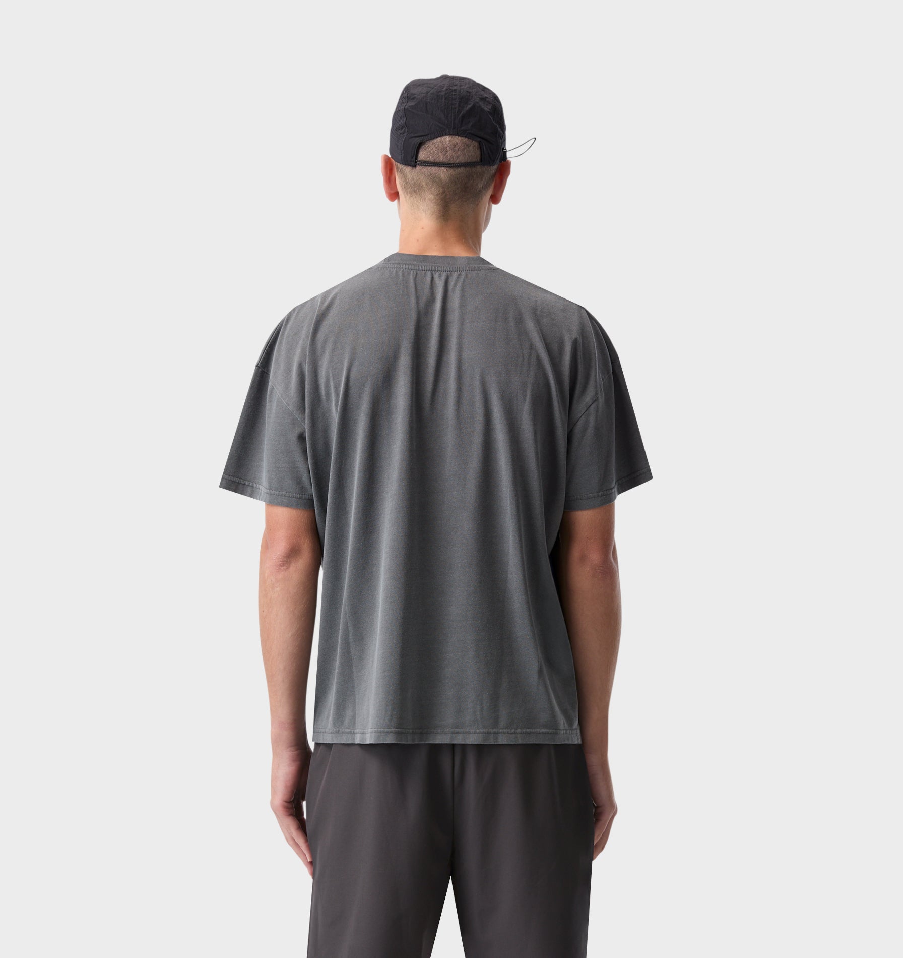 Demon Active Crop Tee - Washed Black