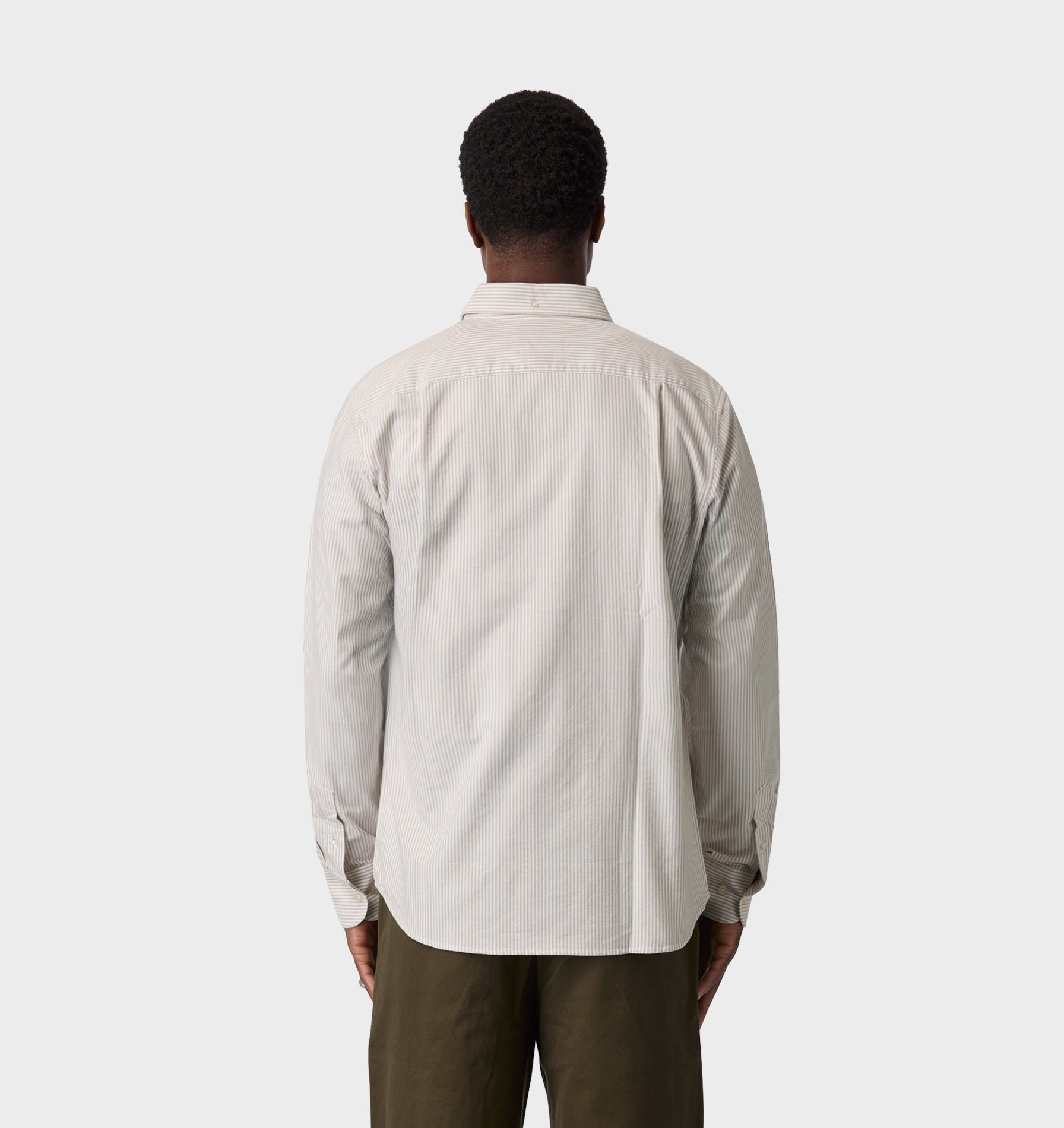 Ralph LS Shirt - Brown Stripe