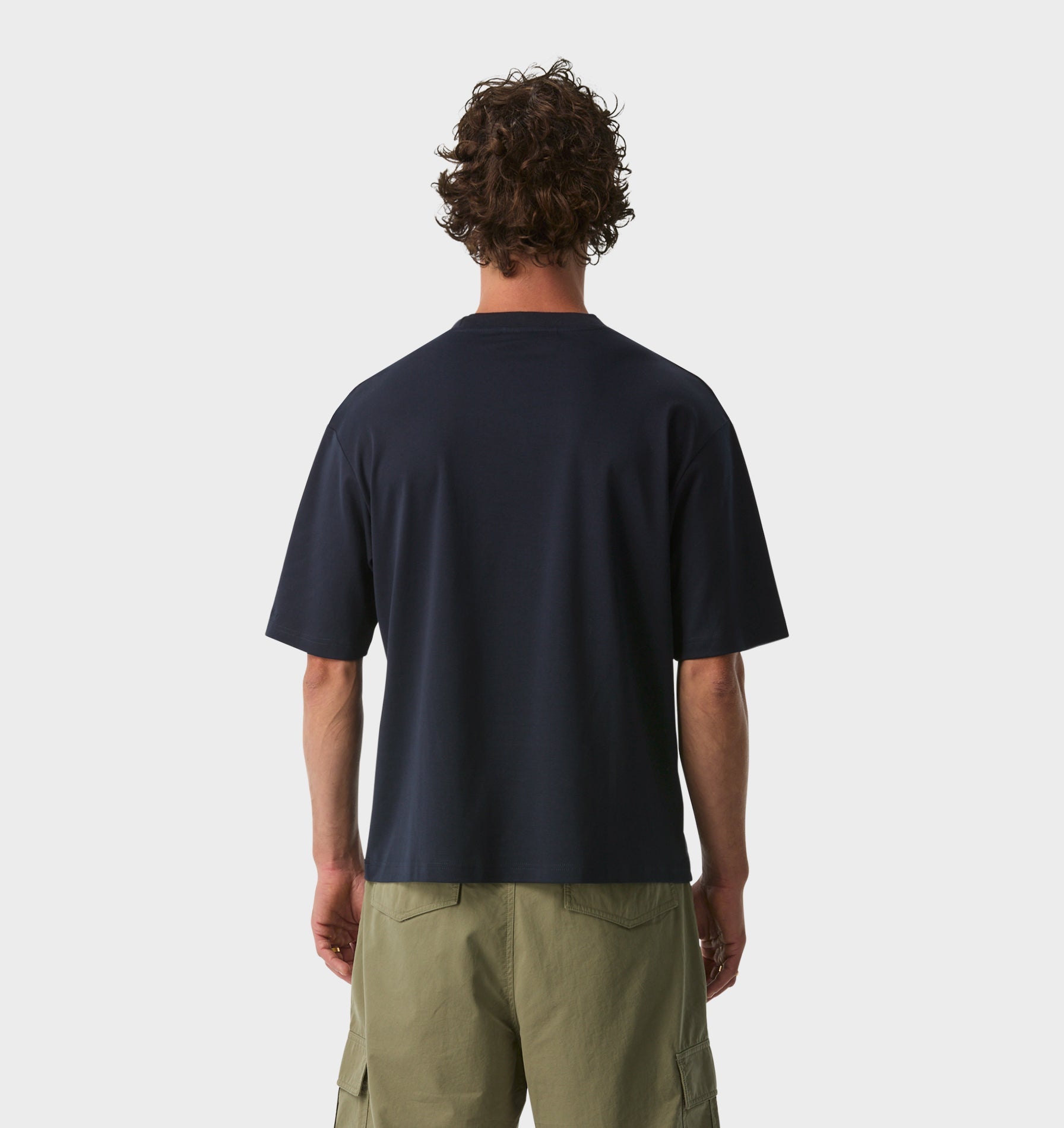 Isaac Oversized Tee - Navy