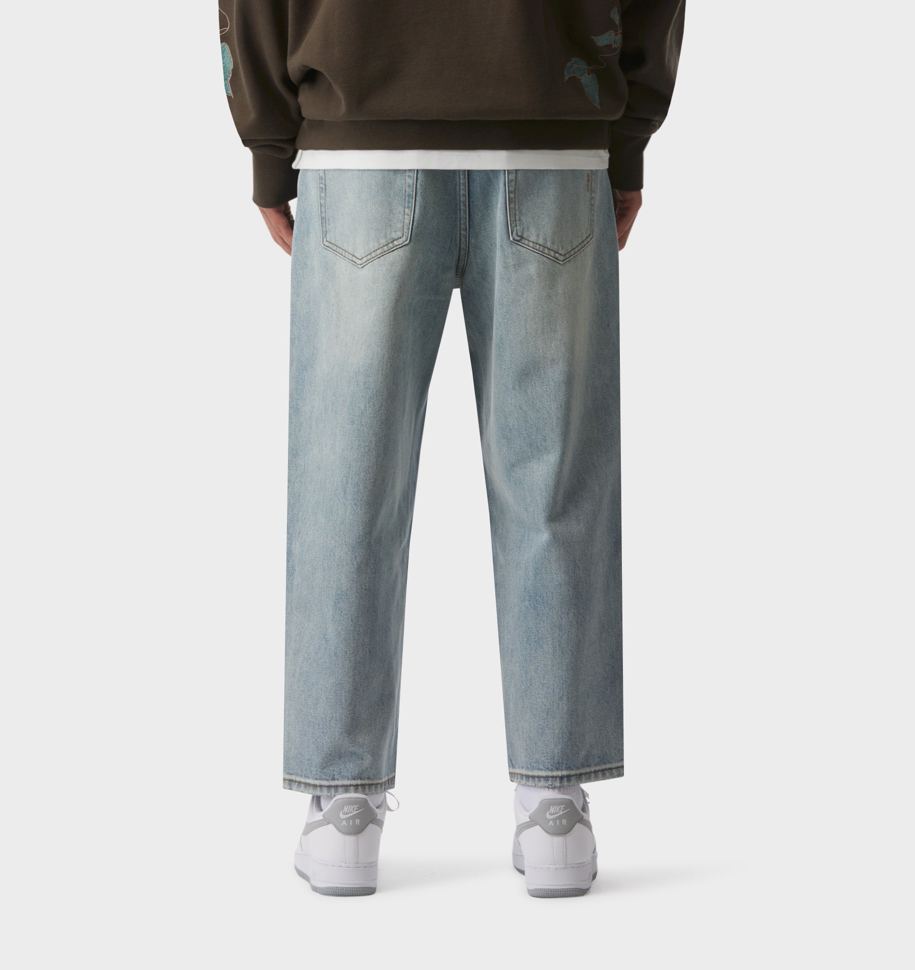 Samson Cropped Denim - Light Vintage Blue