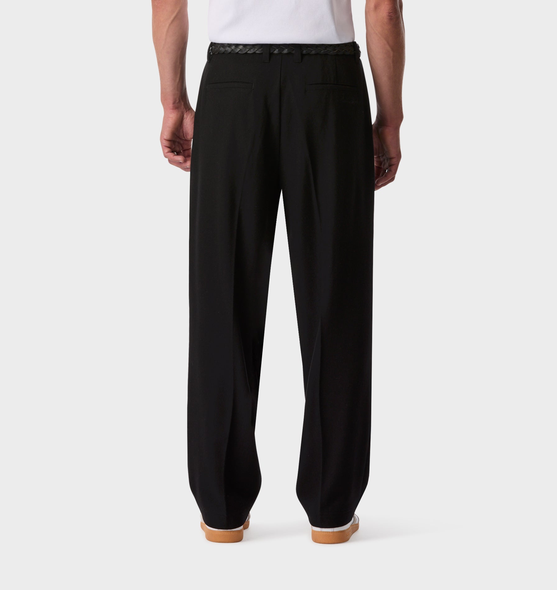 Winston Pant - Black Wool