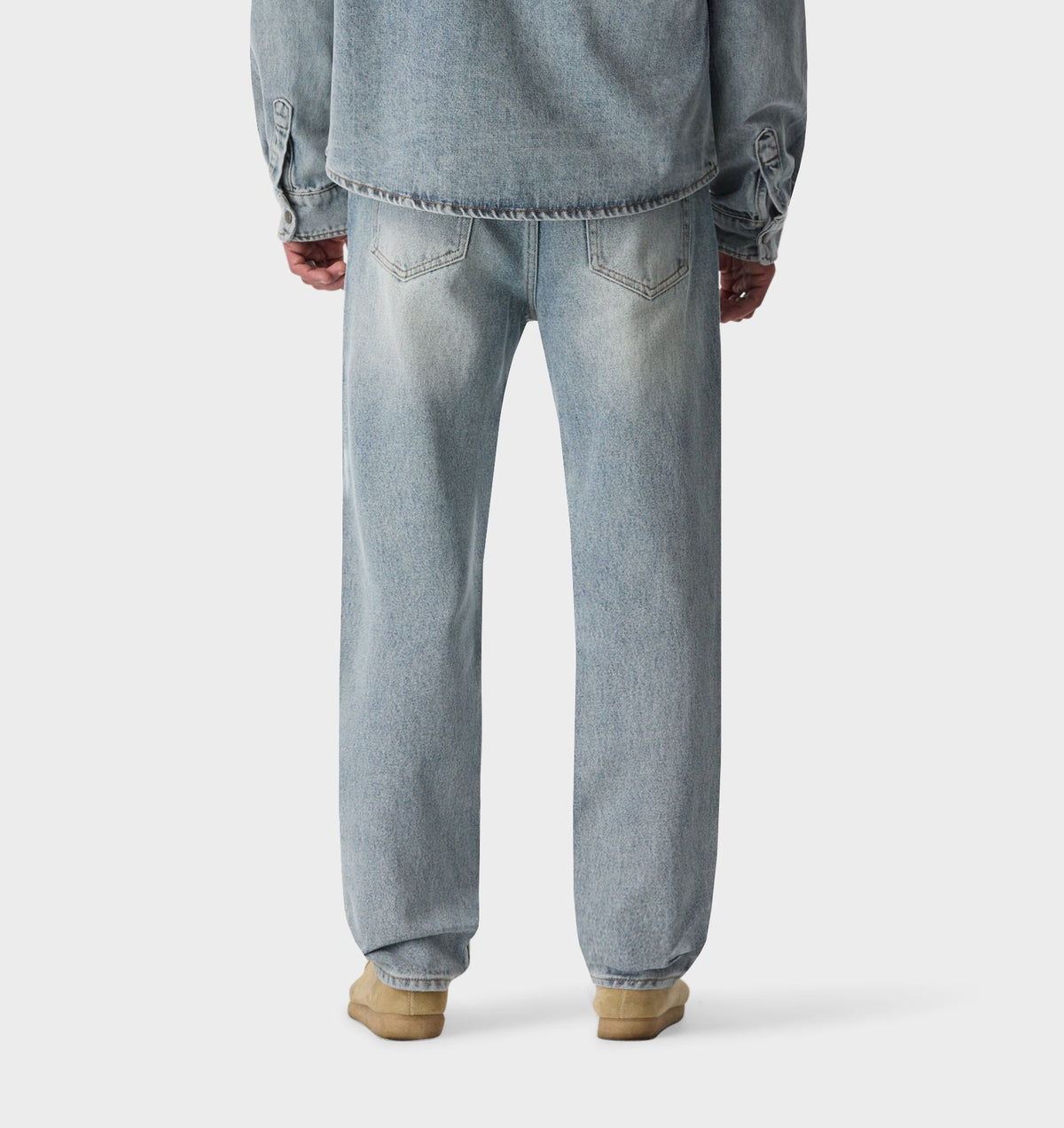 Tobi Straight Denim - Grey Blue