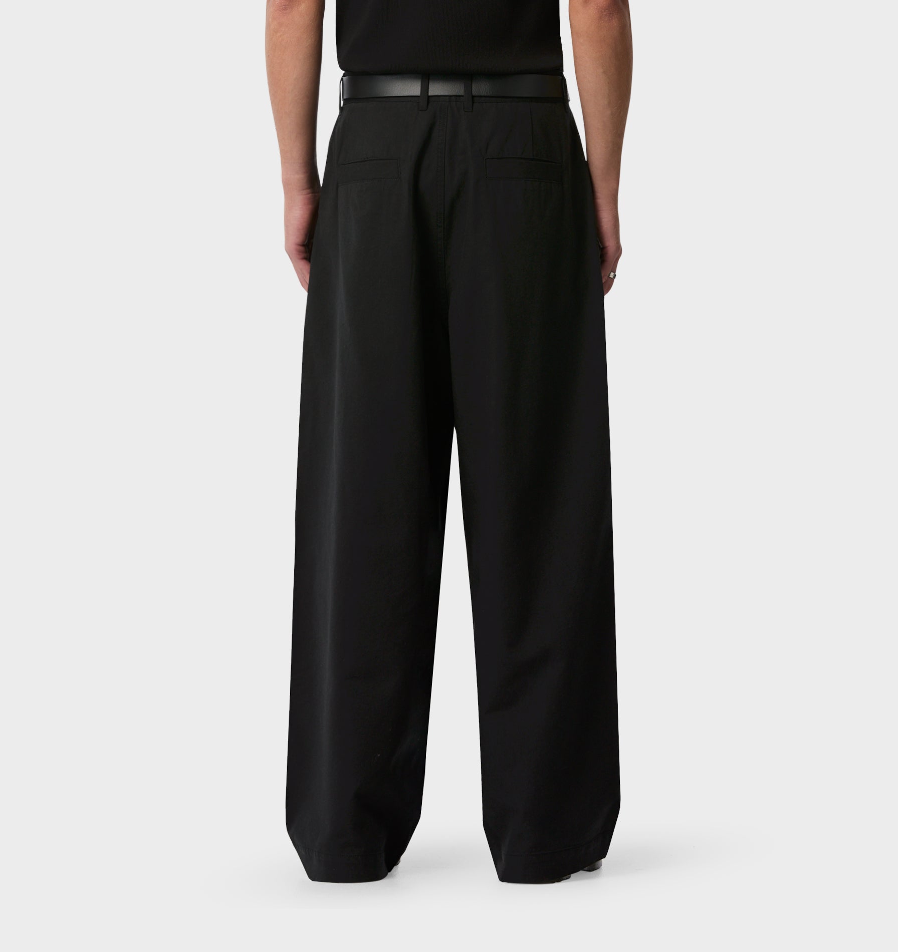 Otto Pleated Pant in Black | I Love Ugly AU