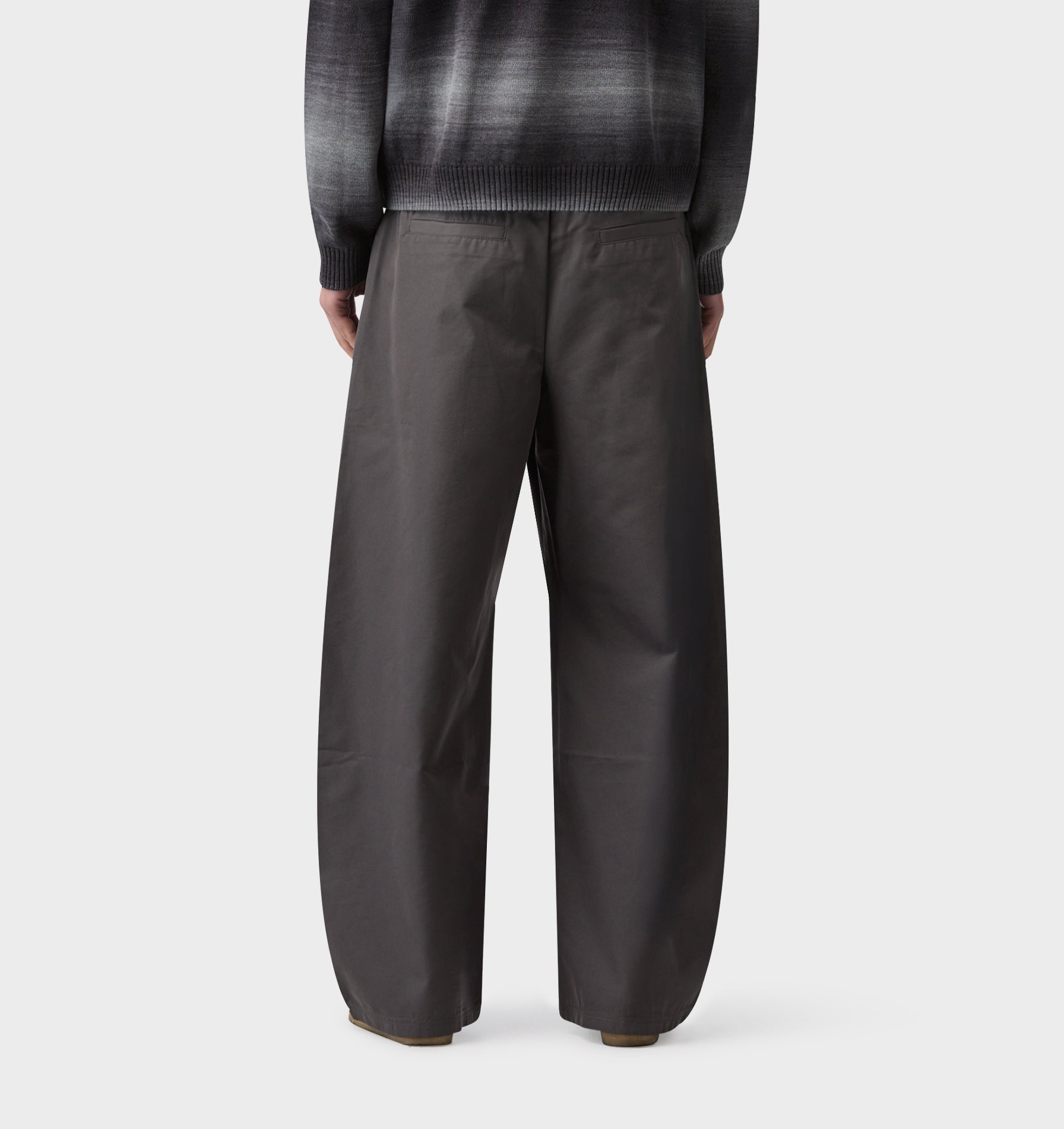 Balloon Pleat Pant - Charcoal Grey