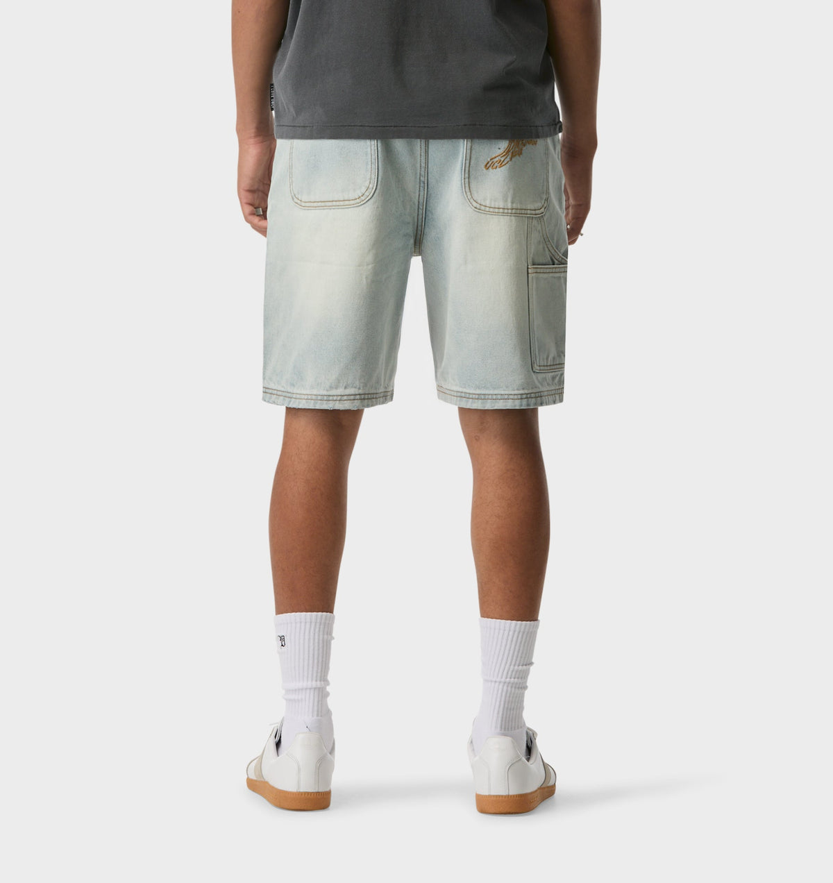 Clean Carpenter Short - Light Vintage Blue