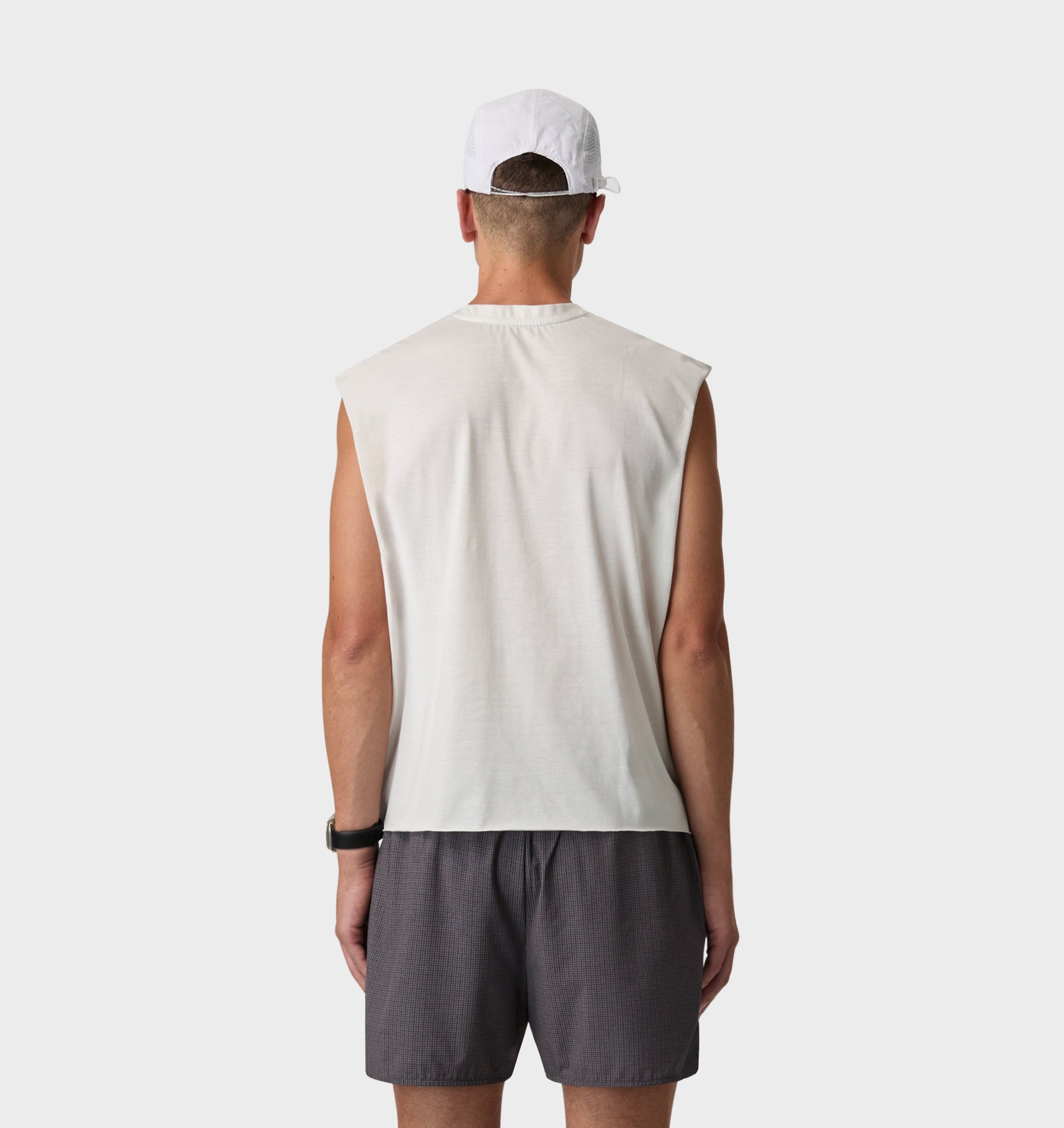 Off Road Lewi Cropped Tank - Vintage White