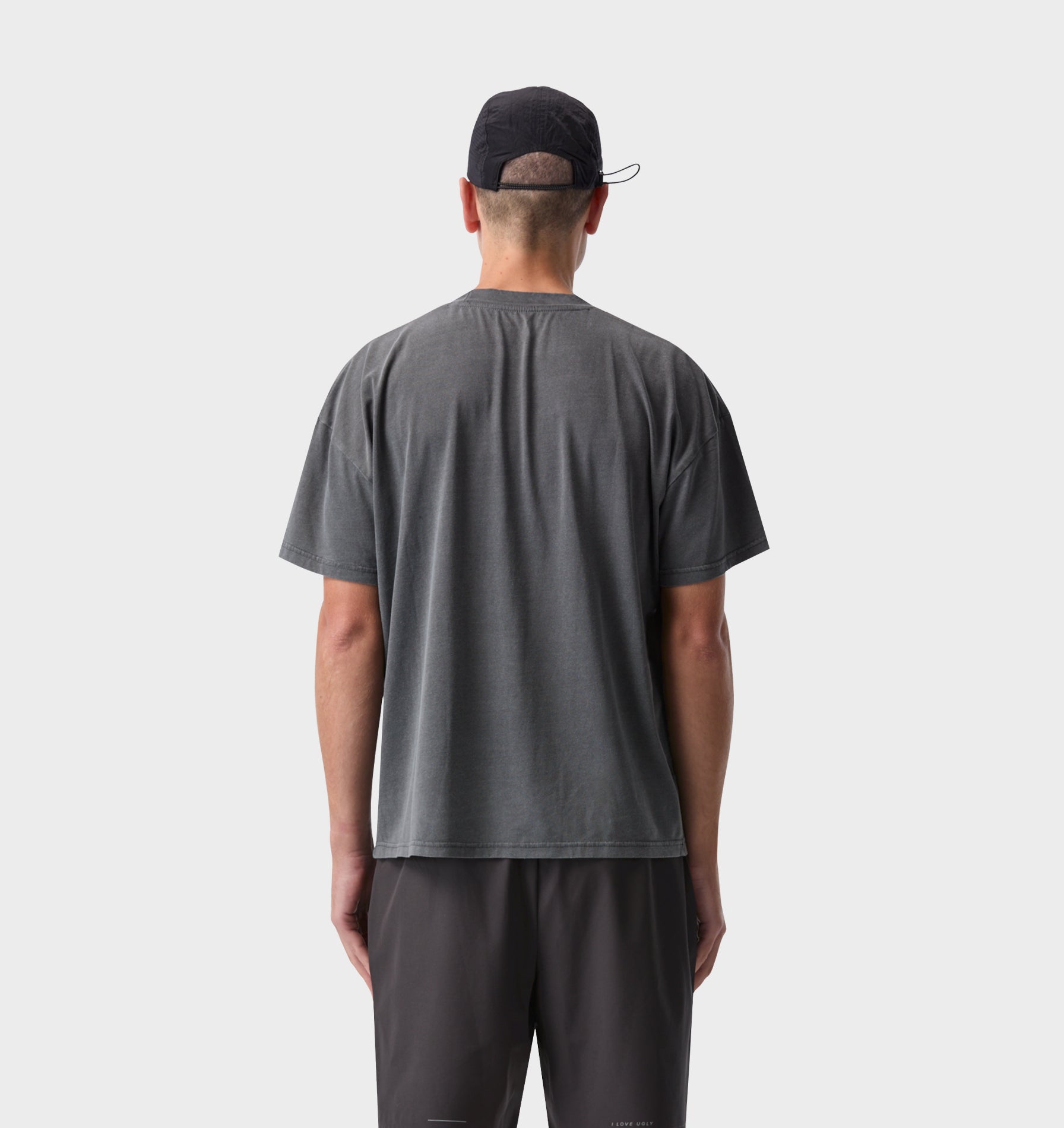 State Of Mind Cotton Crop Tee - Washed Black