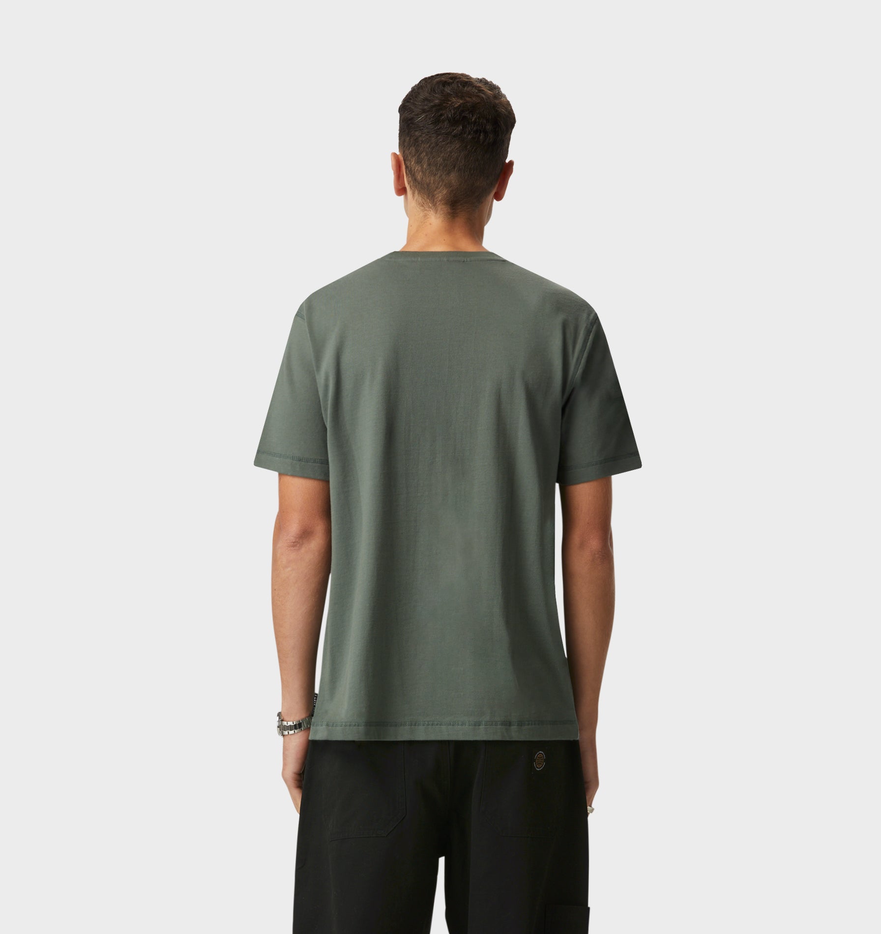 Jeremy Slim Tee - Smokey Green