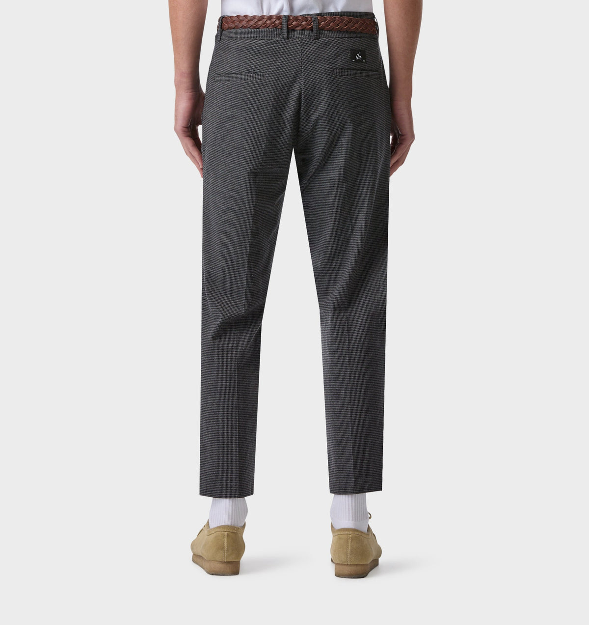 Slim Kobe Pant - Charcoal Houndstooth