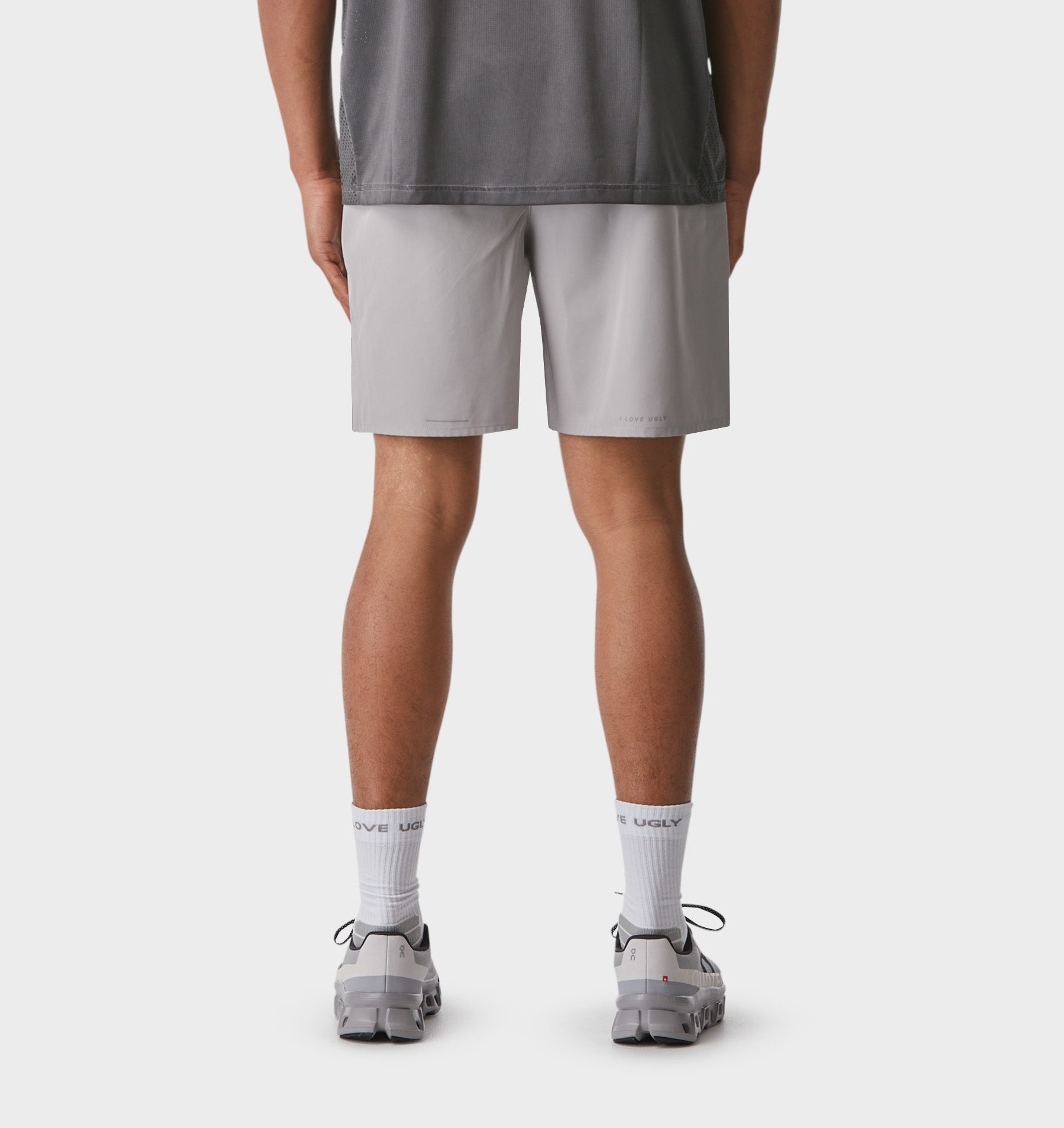 Active 7 Inch Short - Light Grey