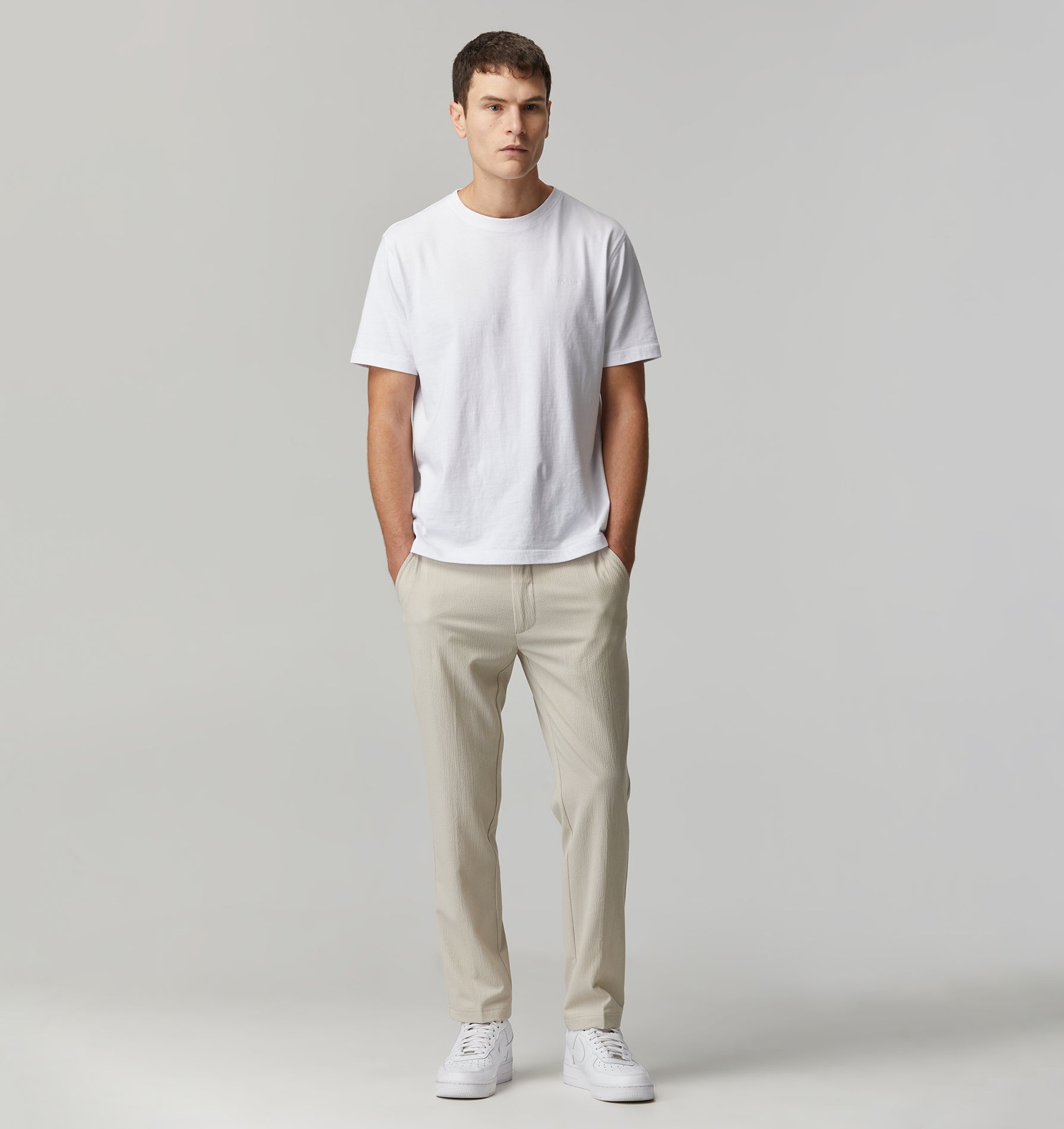 Seersucker Slim Kobe Pant - Tall - Bone