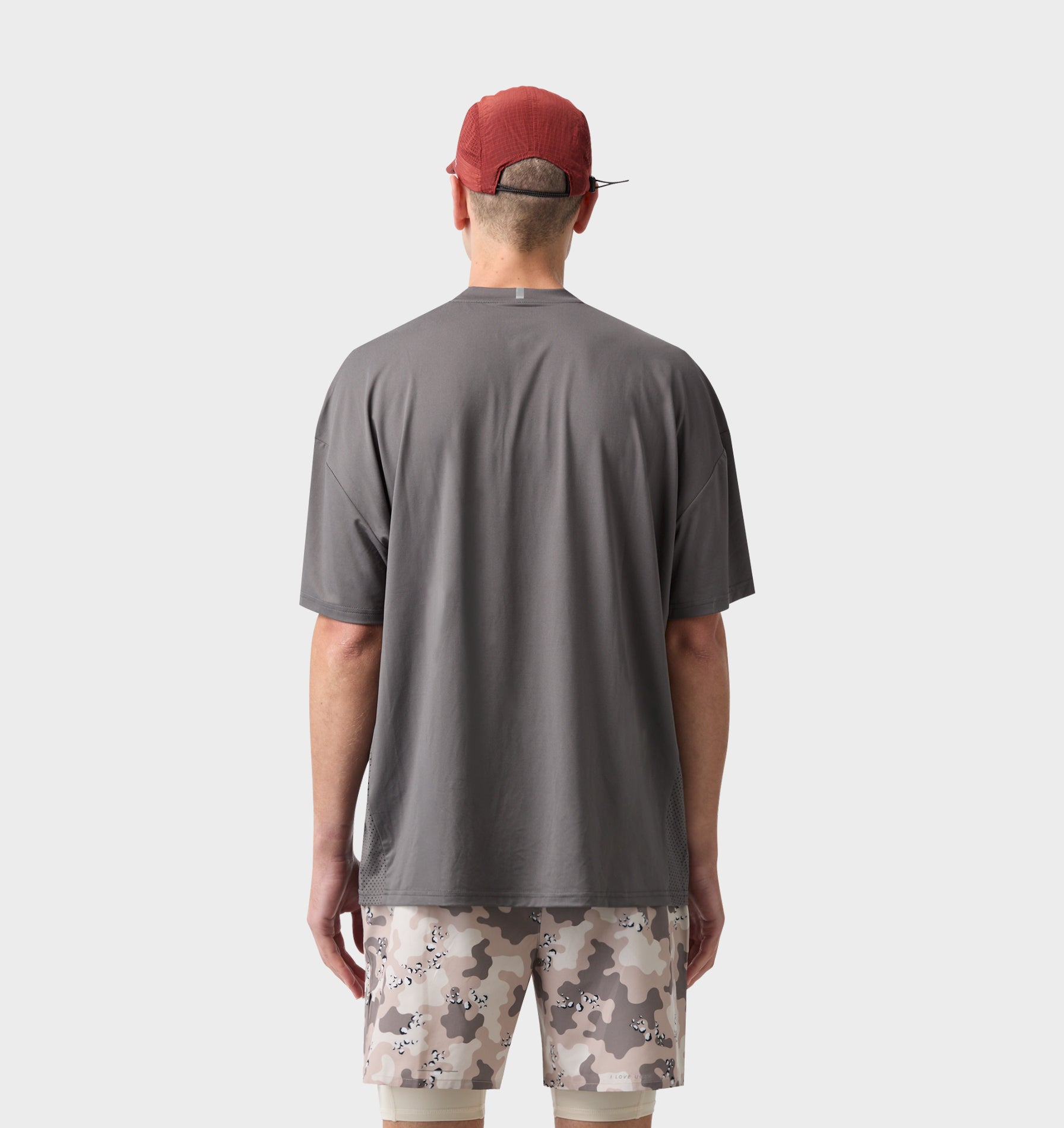 Active Box Tee - Cobblestone